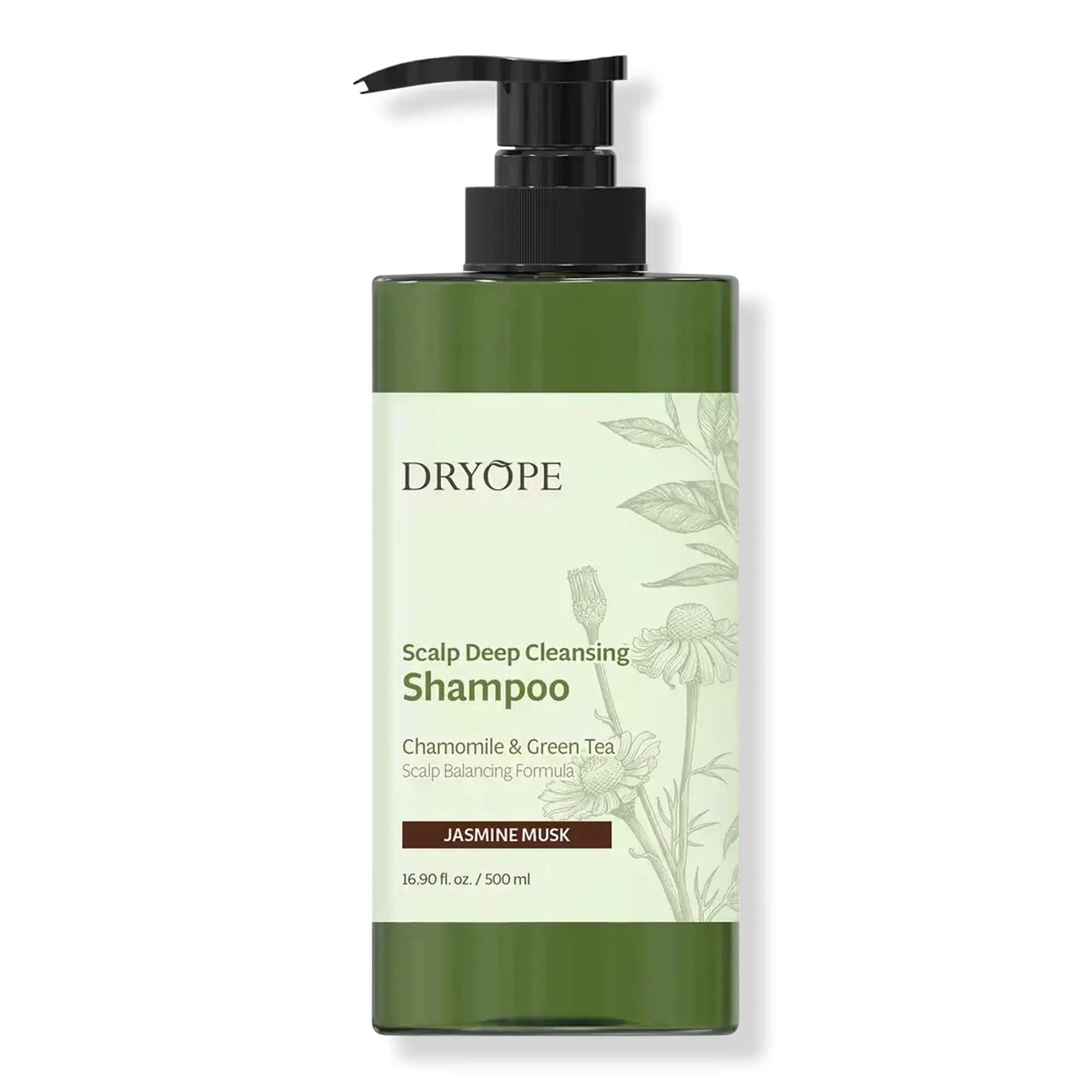 Dryope, Scalp Deep Cleansing Shampoo Jasmine Musk, 500 ml