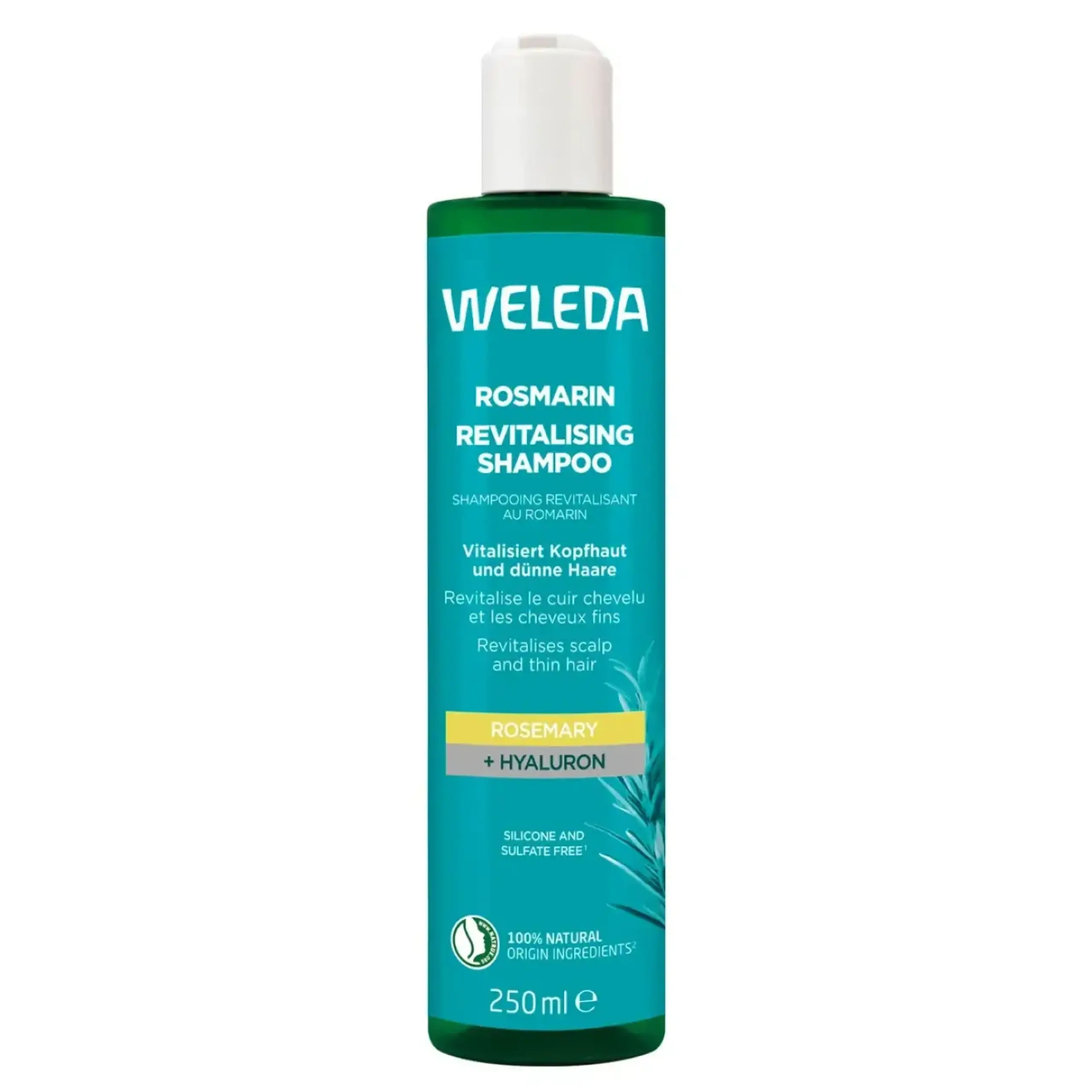 Weleda, Rosmarin Revitalising Shampoo, 250 ml