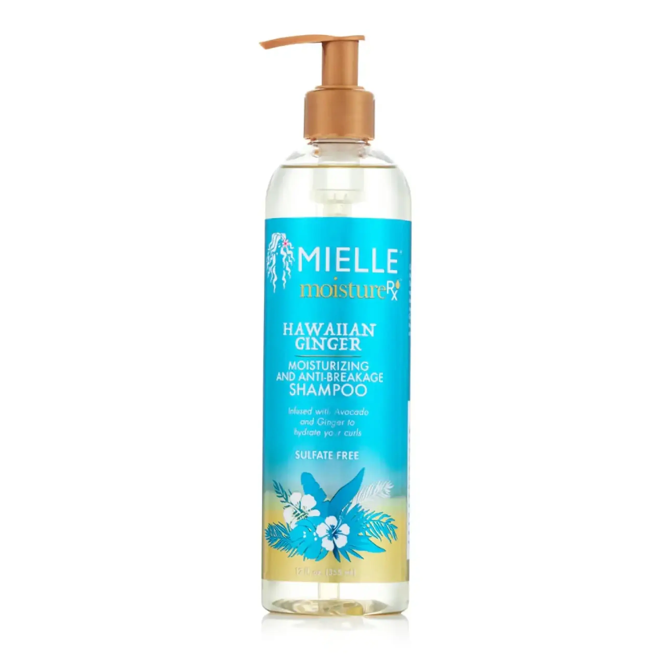 Mielle, Hawaiian Ginger Moisturizing & Anti-Breakage Shampoo, 355 ml