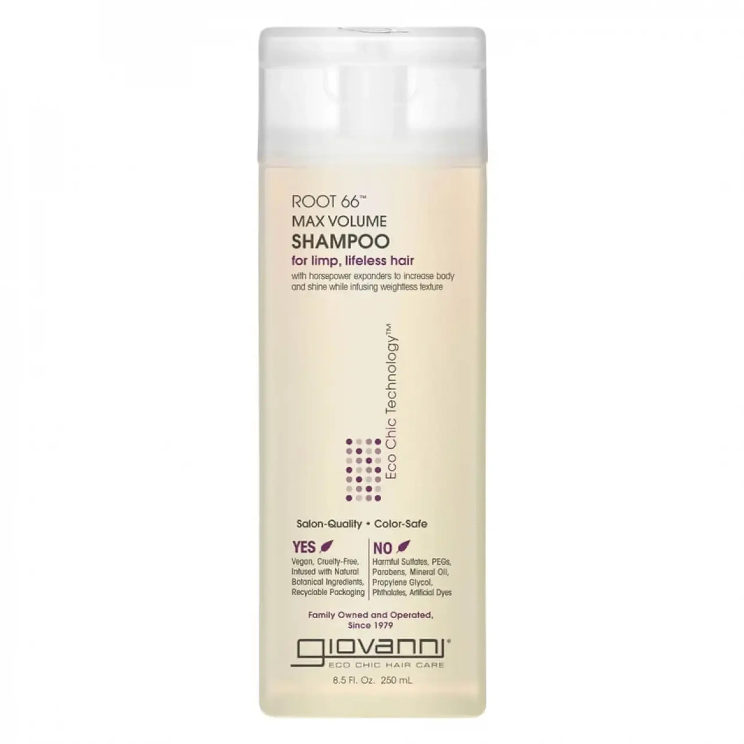 Șampon pentru conferire volum Giovanni, Root 66 Max Volume Shampoo, 250 ml