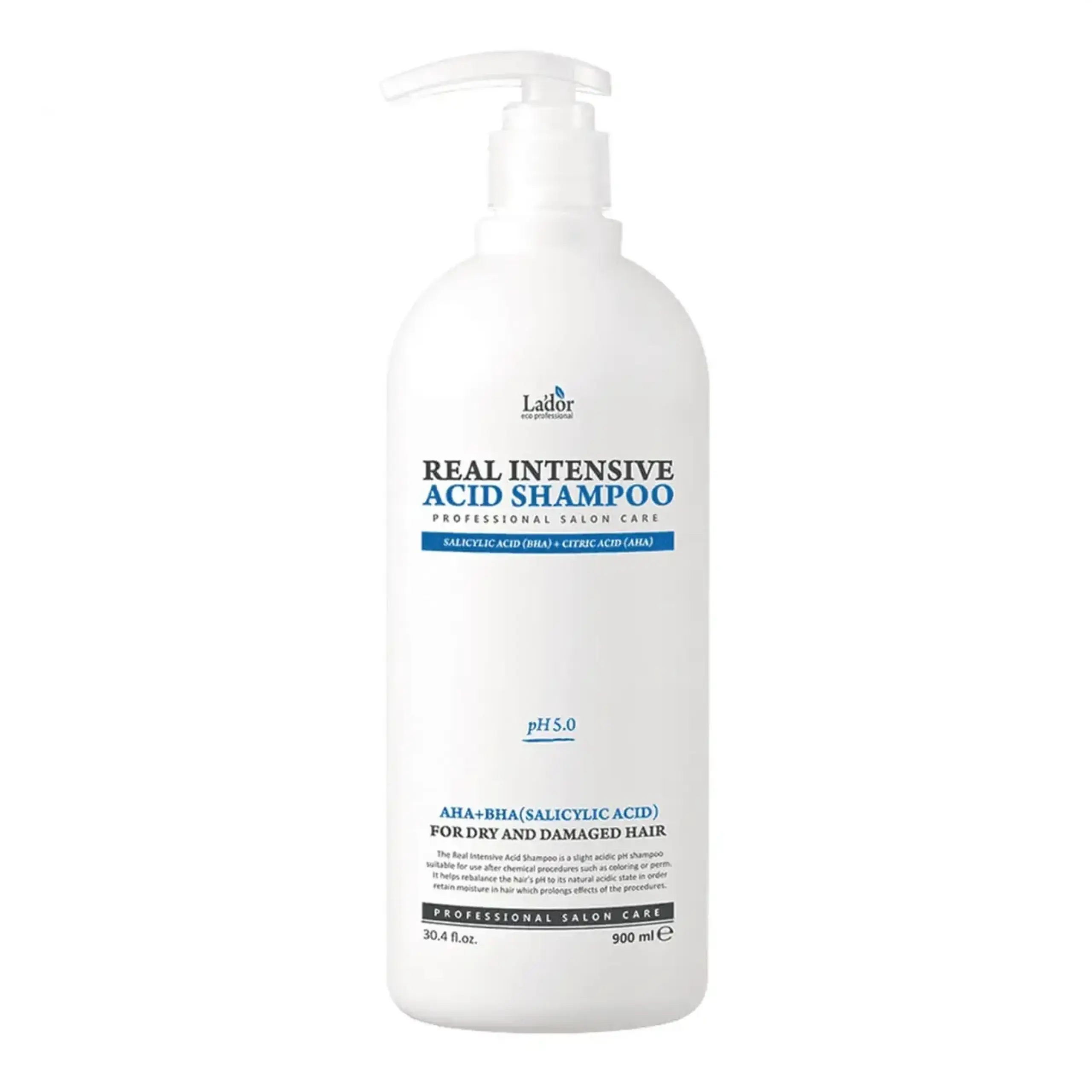 Sampon pentru părul uscat și deteriorat Lador, Real Intensive Acid Shampoo, 900 ml