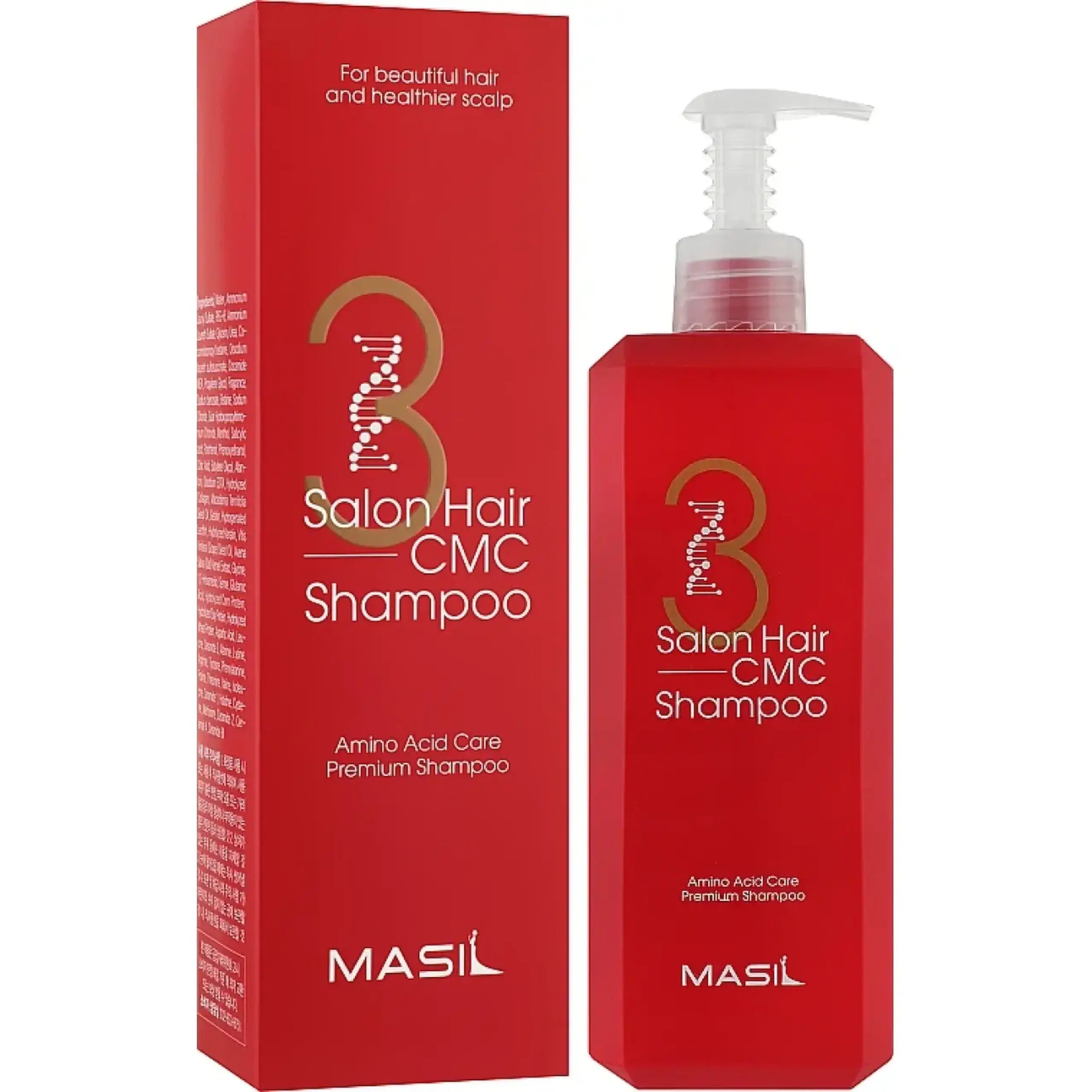 Șampon profesional Masil, 3 Salon Hair CMC Shampoo, 500 ml