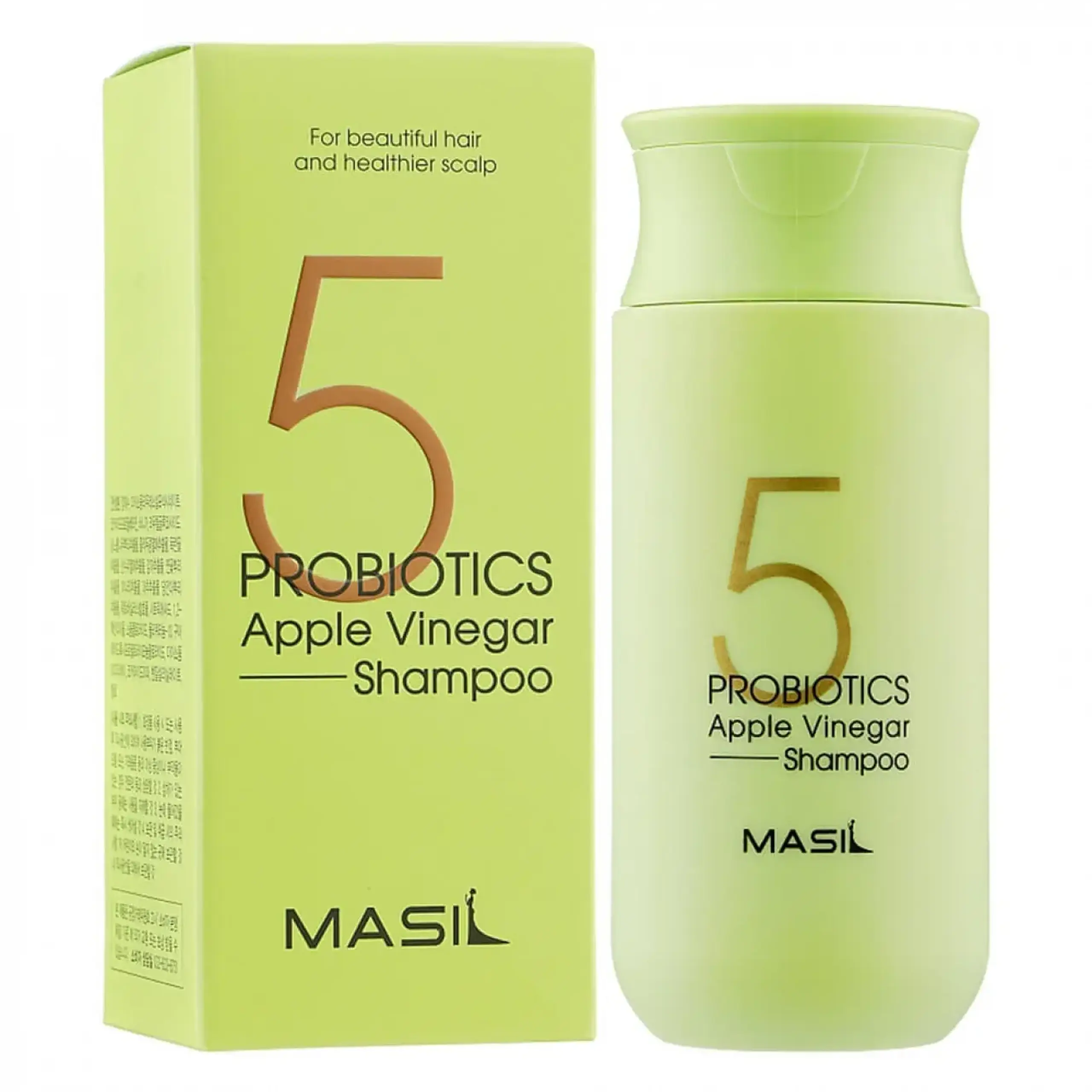 Șampon antimatreața cu oțet de mere Masil, 5 Probiotics Apple Vinegar Shampoo, 150 ml