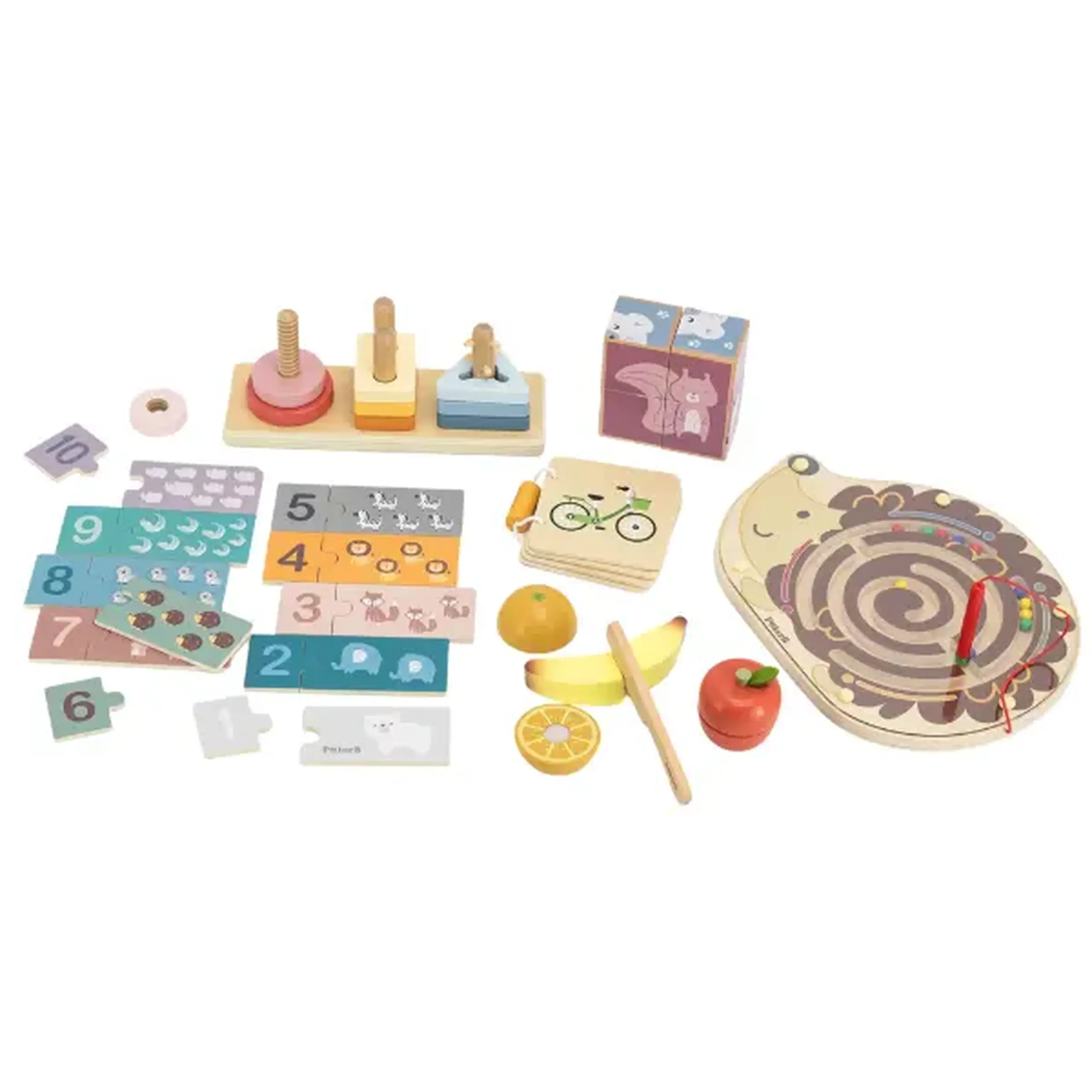Set de jucării educative „Creștem împreună”, 24–36 luni, 6 piese