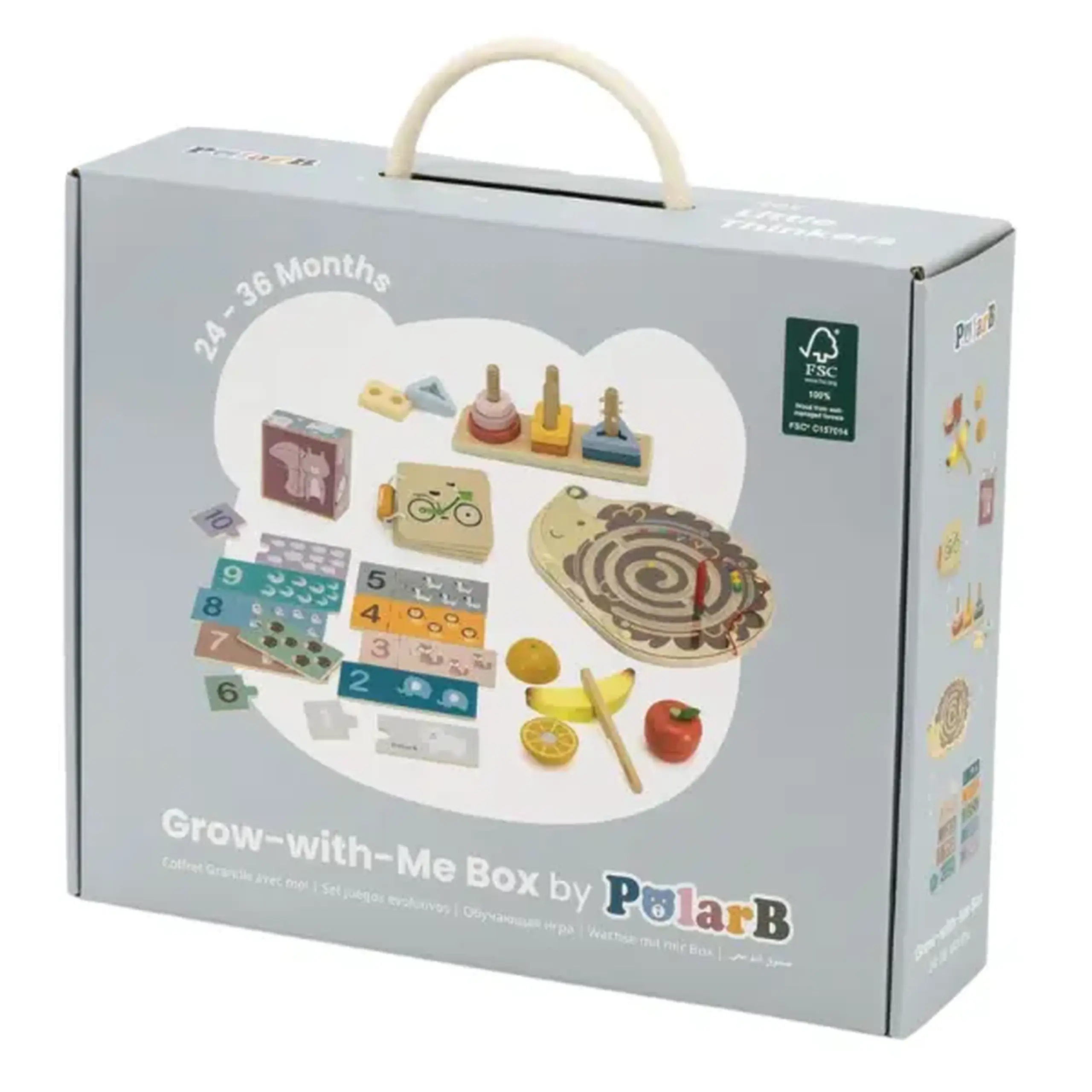 Set de jucării educative „Creștem împreună”, 24–36 luni, 6 piese