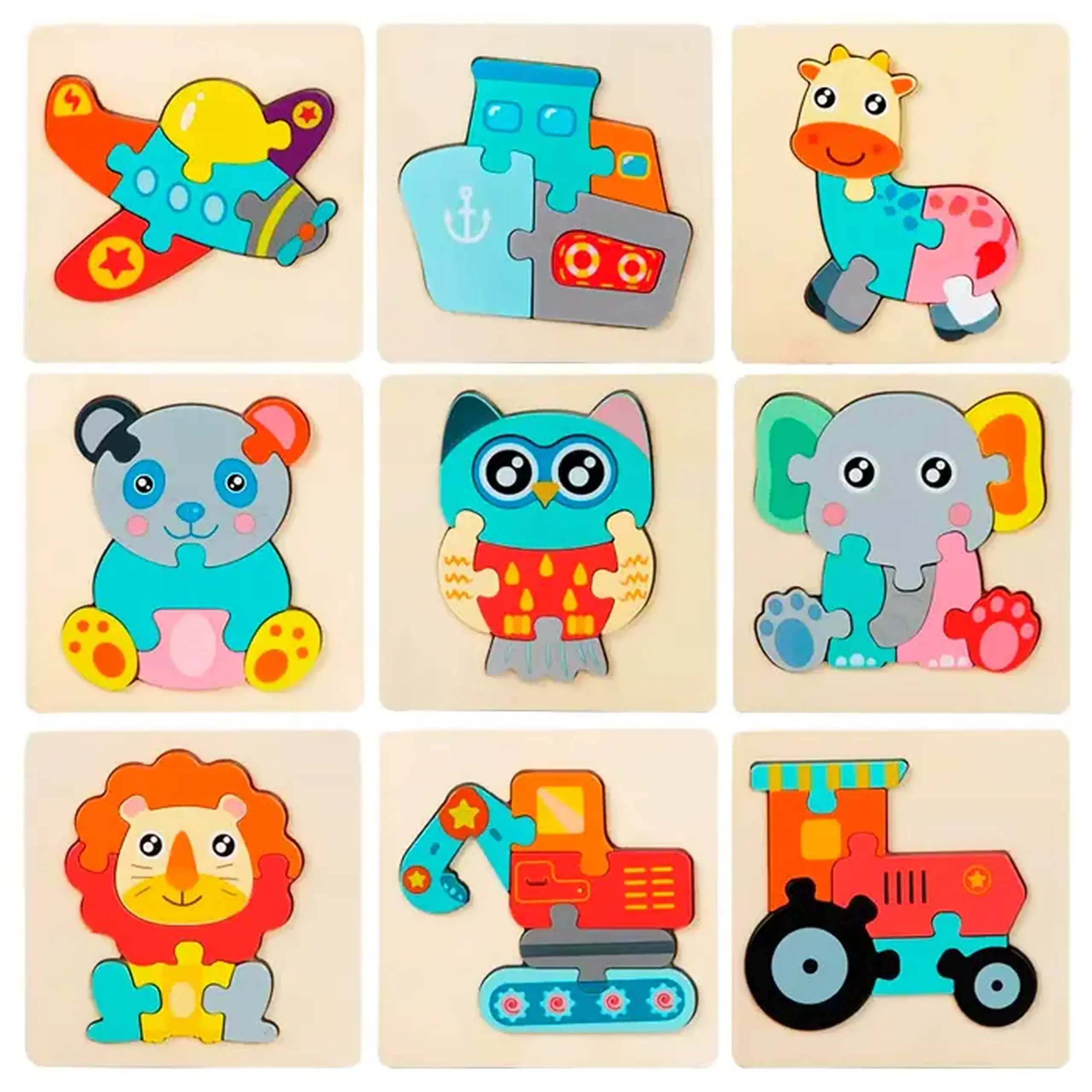 Puzzle din lemn 218
