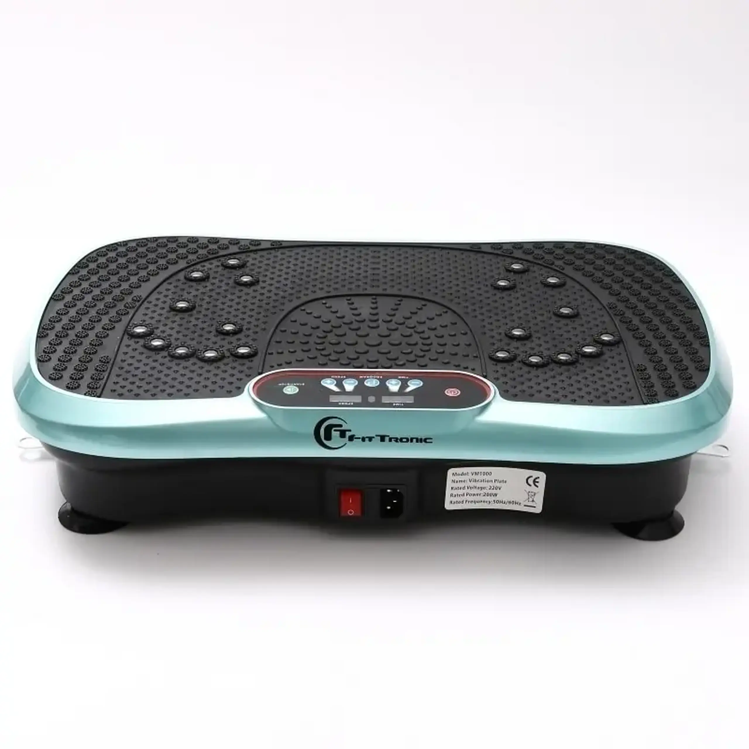 Aparat vibromasaj FitTronic VM1000, 2 x ecran LCD, 99 trepte de viteza, cu telecomanda inclusa, corzi incluse
