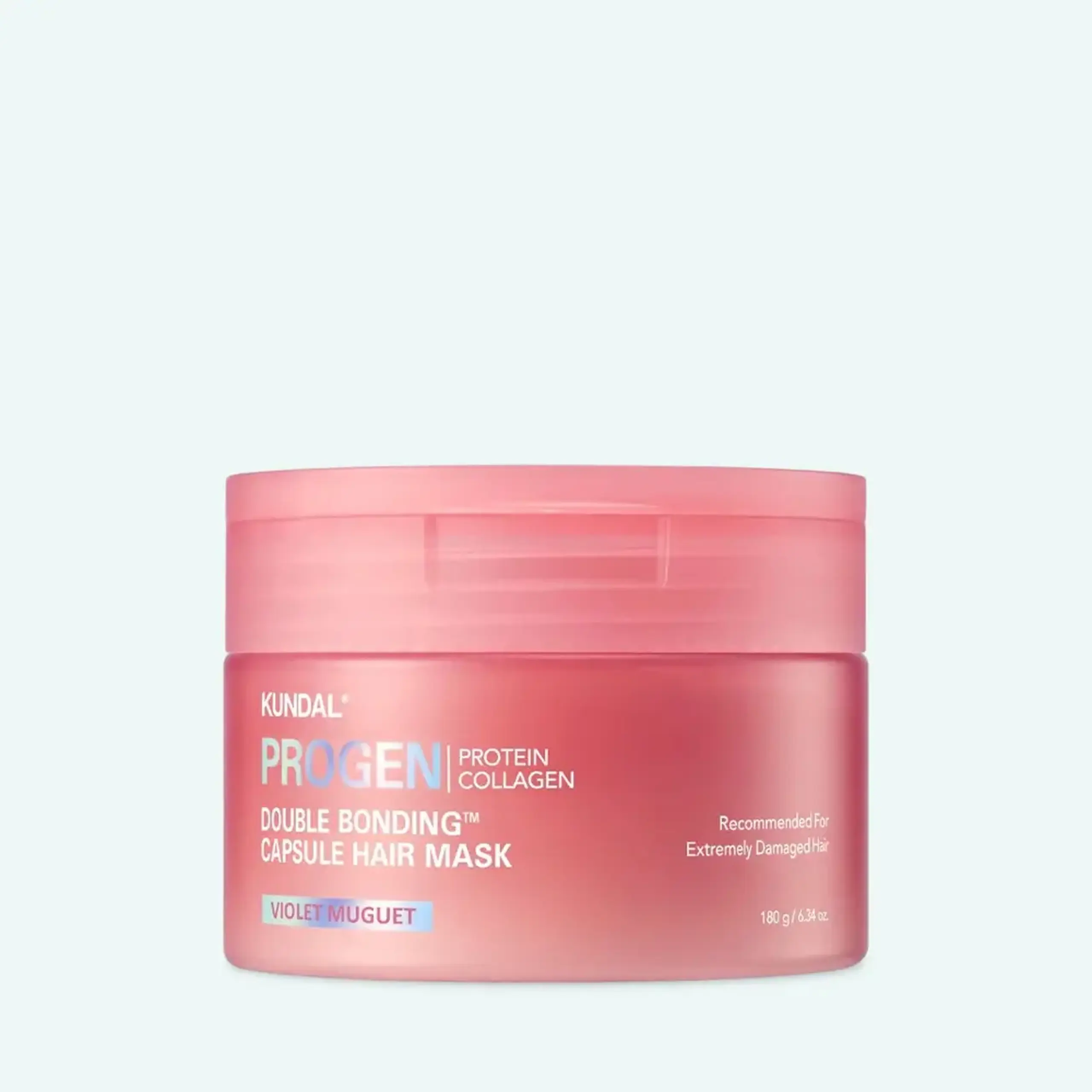 Mască intensivă pentru îngrijirea părului KUNDAL Progen Double Bonding Capsule Hair Mask Violet Muguet 180 g