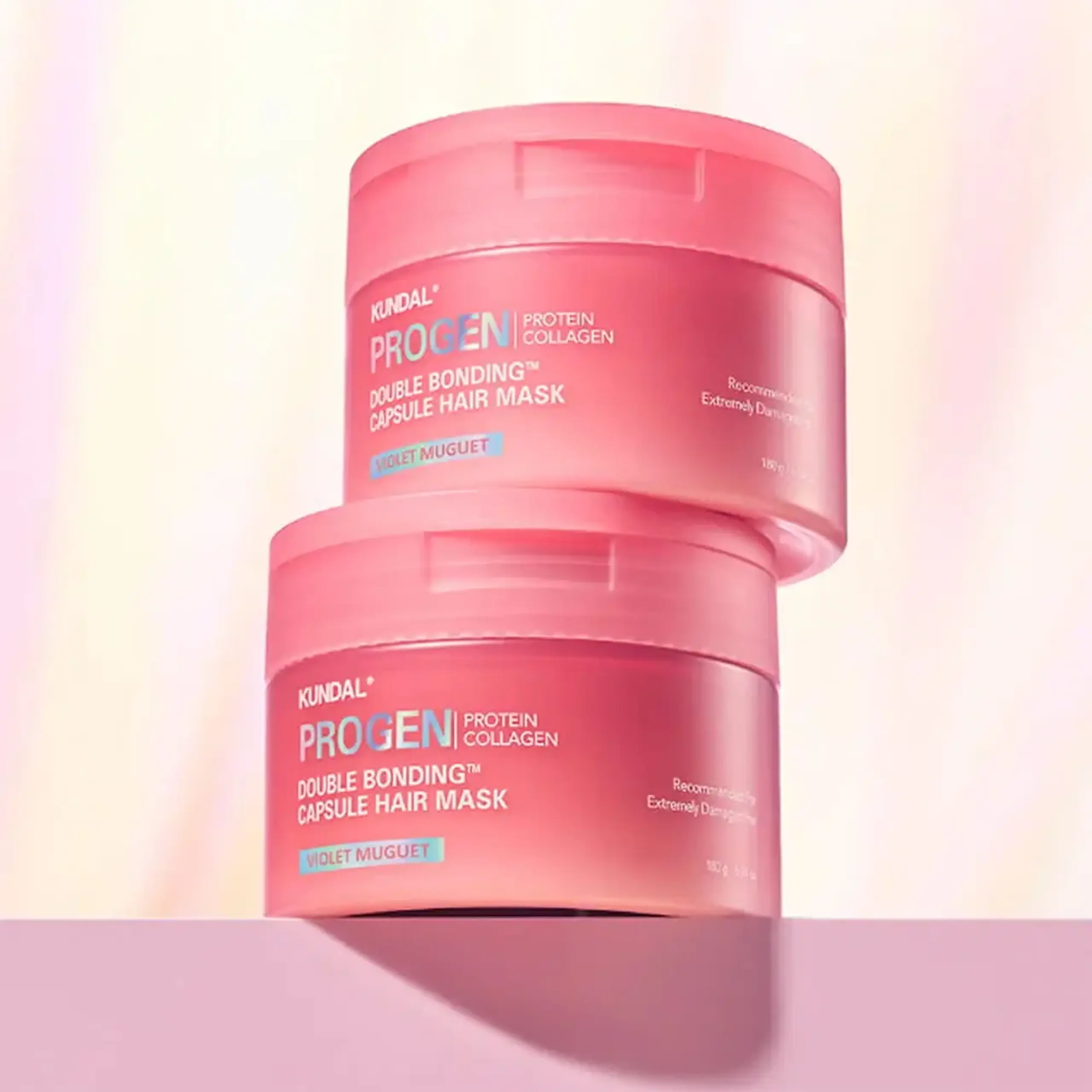 Mască intensivă pentru îngrijirea părului KUNDAL Progen Double Bonding Capsule Hair Mask Violet Muguet 180 g