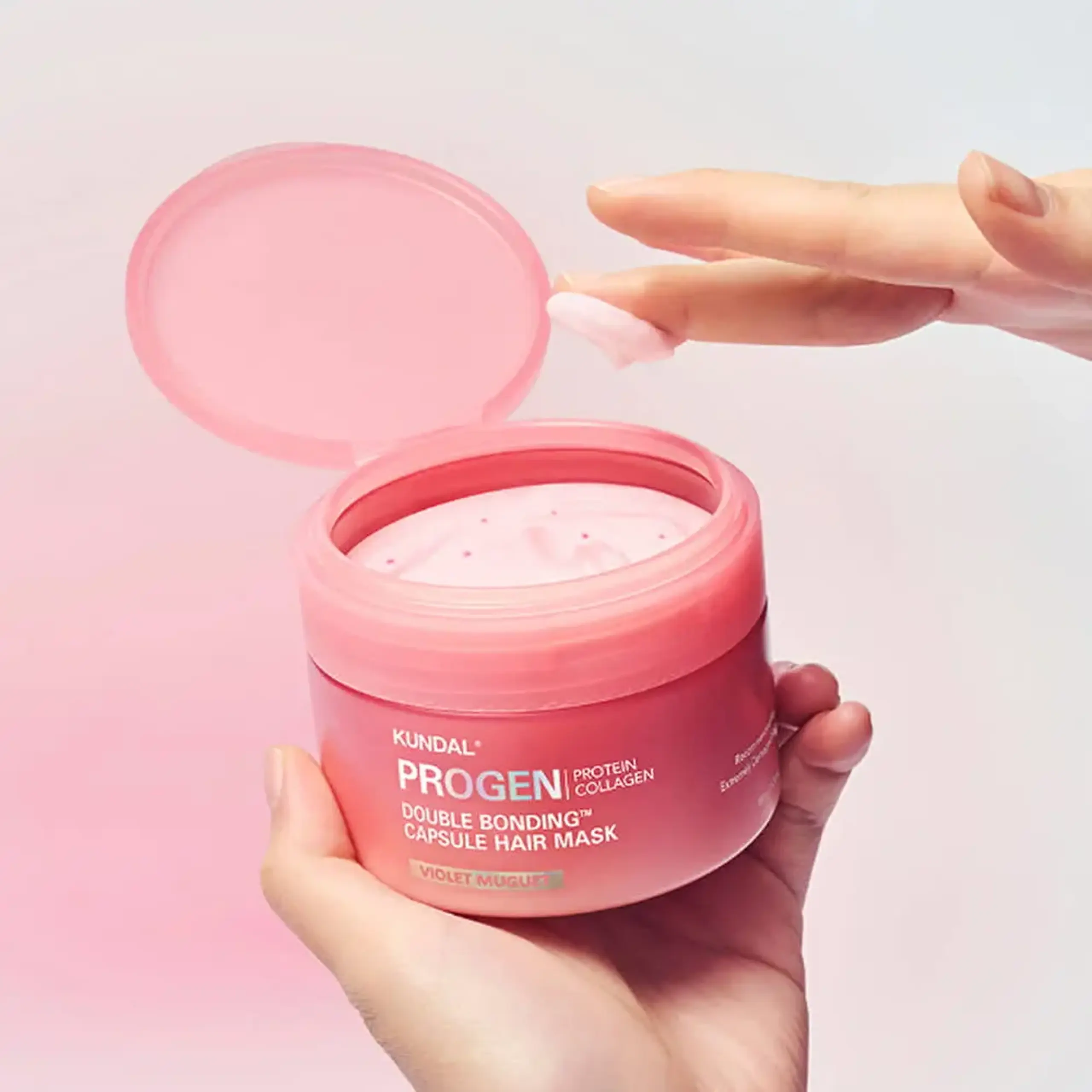 Mască intensivă pentru îngrijirea părului KUNDAL Progen Double Bonding Capsule Hair Mask Violet Muguet 180 g