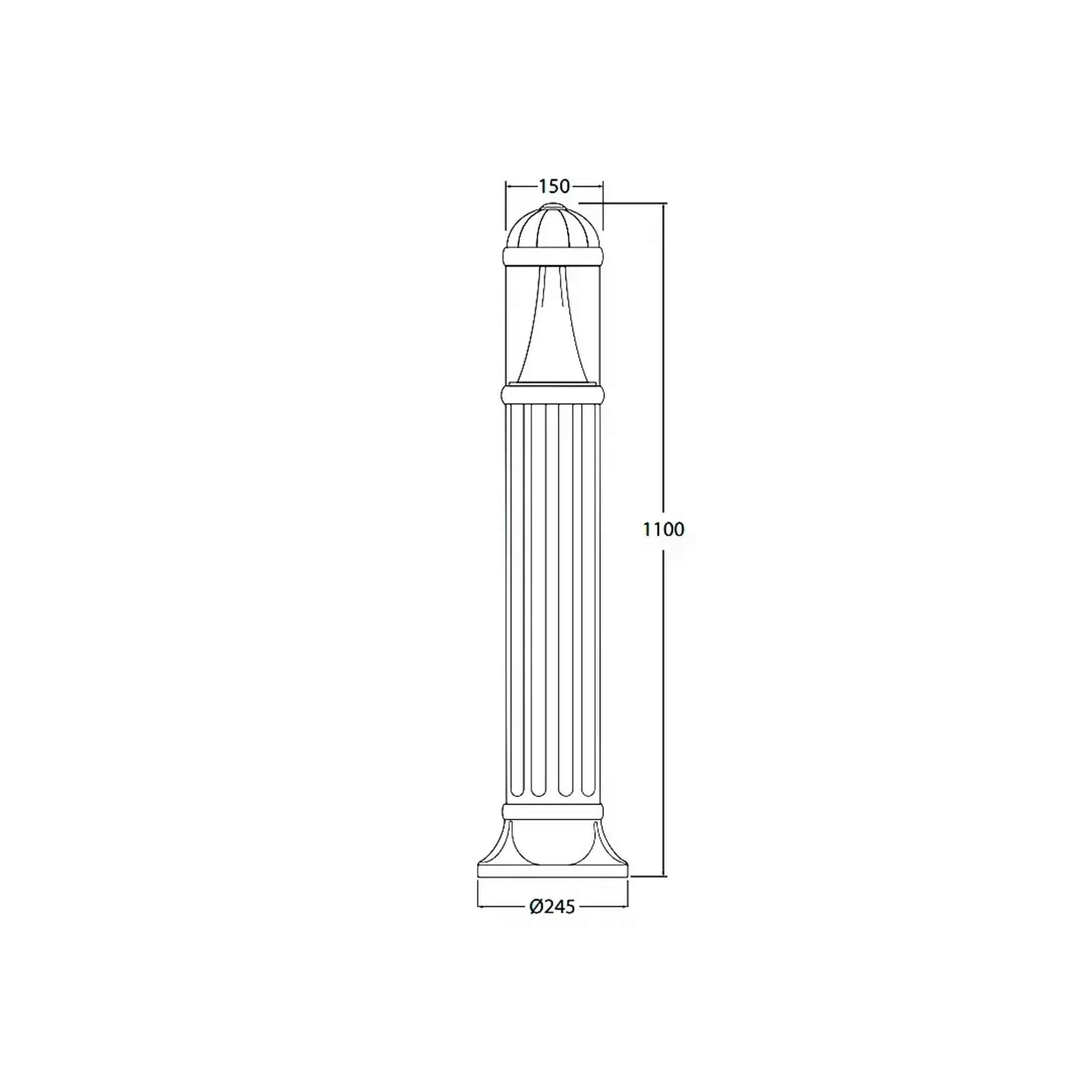 Corp de iluminat SAURO E27 220 - 240 V IP55 Fumagalli - Culoare Gri/Transparent