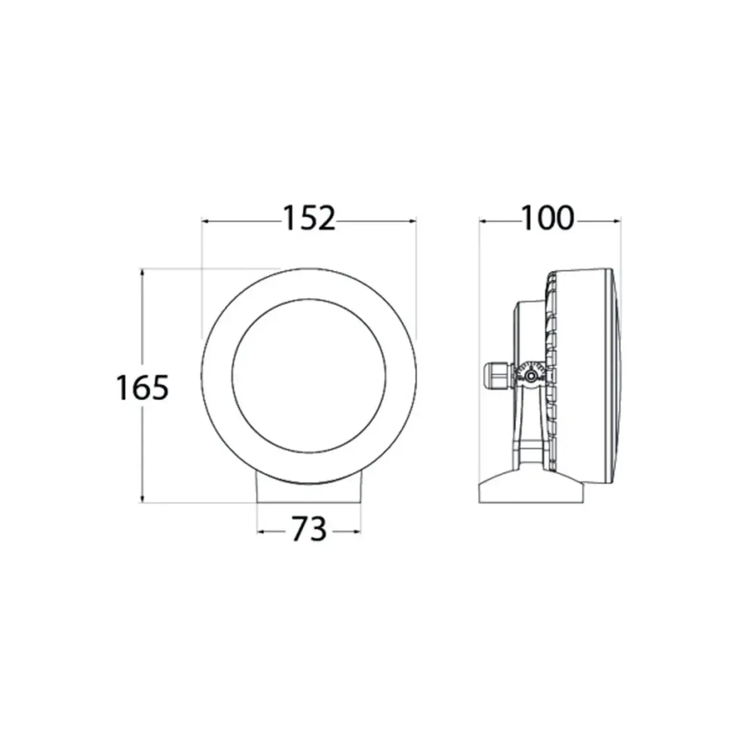 Corp de iluminat TOMMY 10 W GX53 1200 lm 220 - 240 V IP66 Fumagalli - Flux luminos (lm) 1200 lm