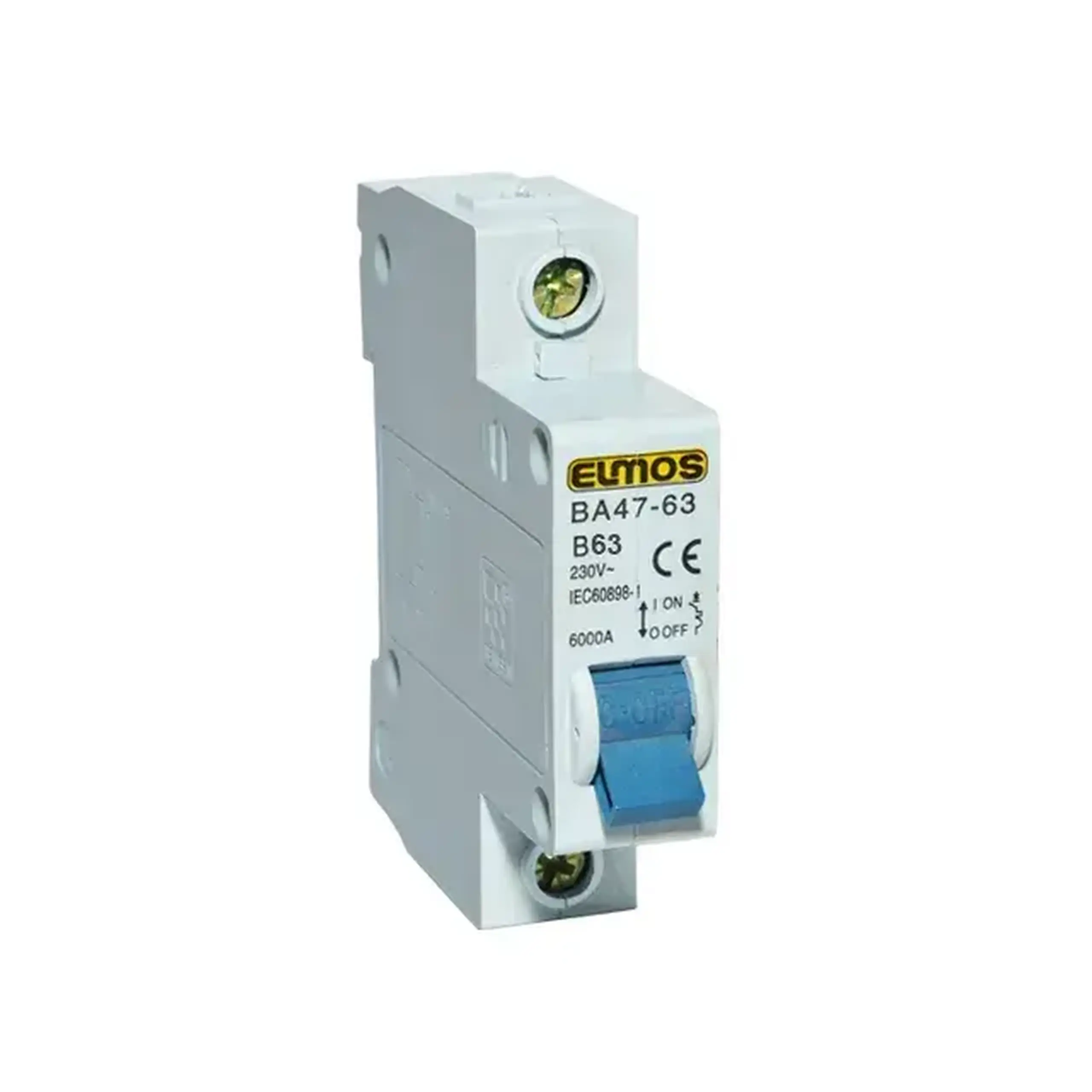 Întreruptor automat Elmos VA 47-63 1P 50 A 220 - 240 V B - Curent (A) 63 A