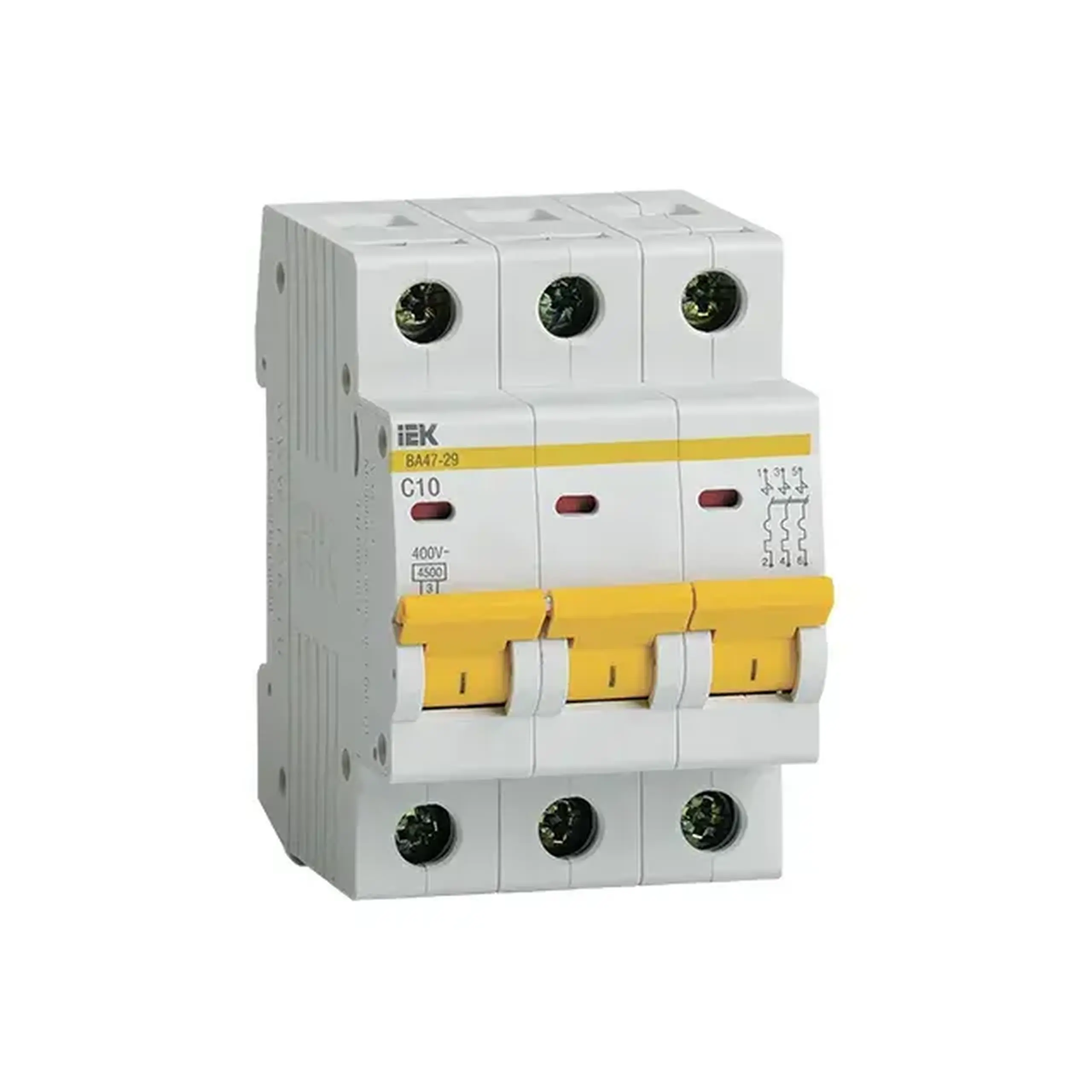 Întreruptor automat IEK VA47-29 3P 1 A 400 V C - 10 A (A) VA47-29