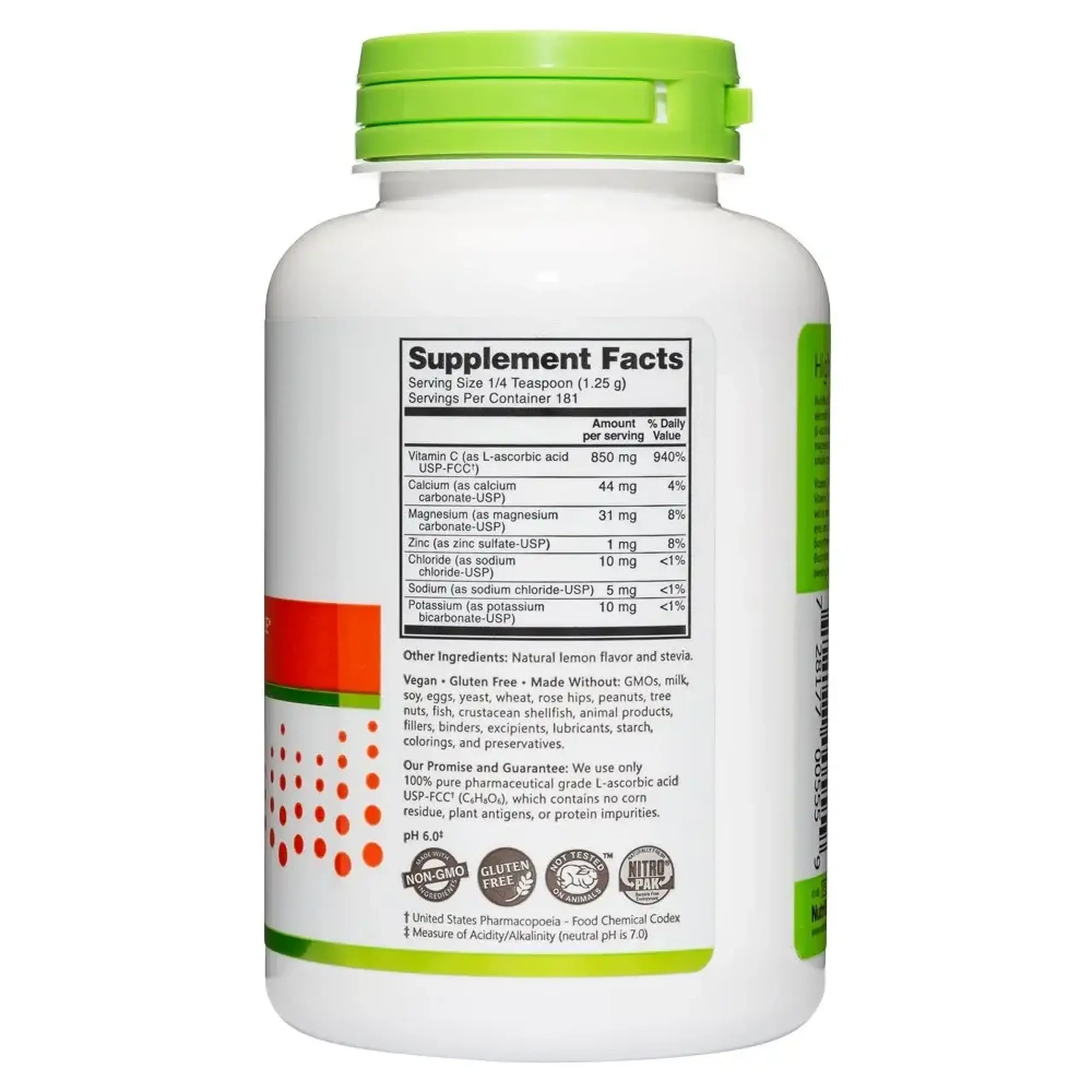 Nutribiotic, Electro-C, Lemon, 227 g