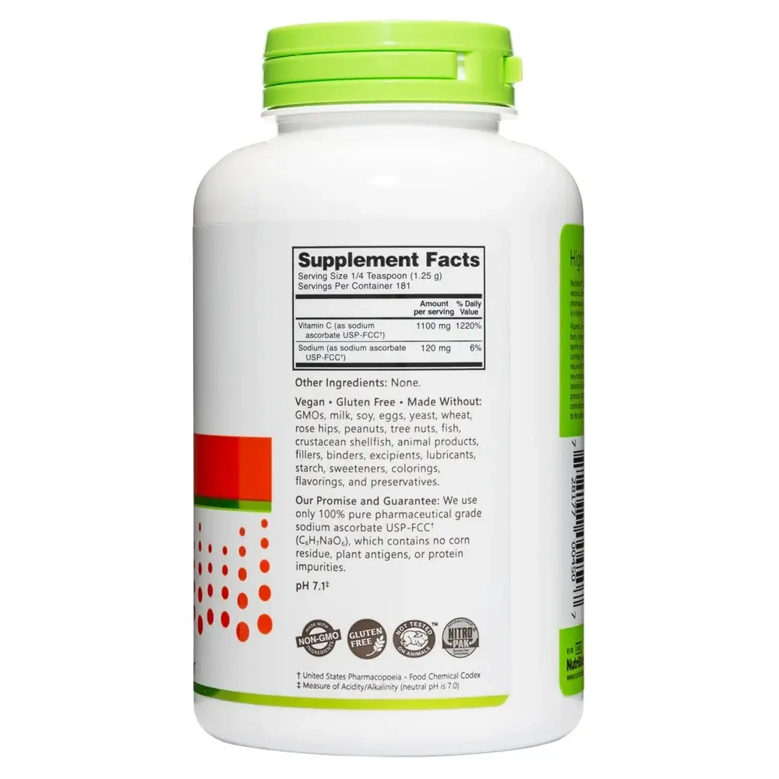 NutriBiotic, Immunity, Sodium Ascorbate, Crystalline Powder, 227 g