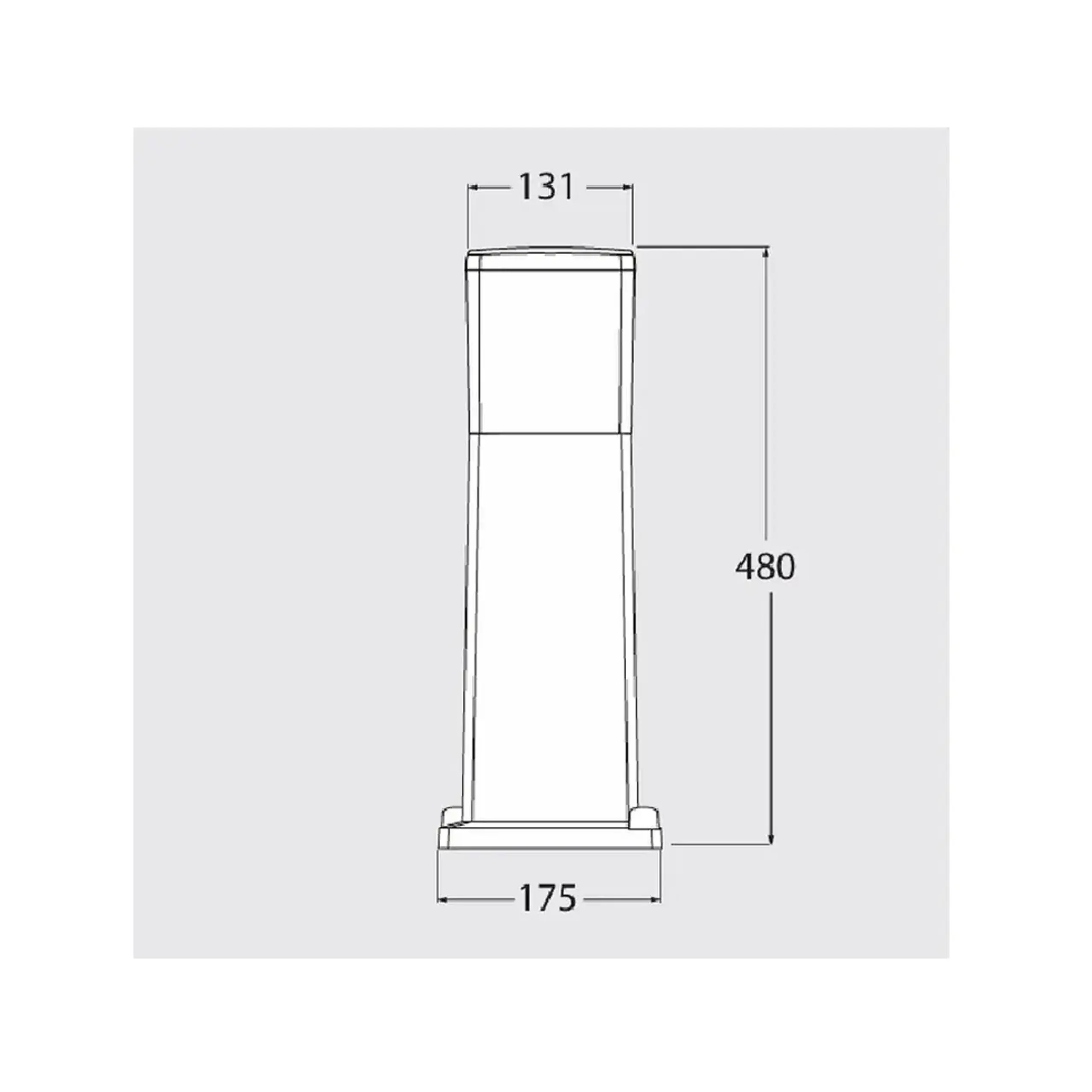 Corp de iluminat VIRGILIO 500 8.5 W E27 220 - 240 V IP55 Fumagalli - Gri/Opal VIRGILIO 500