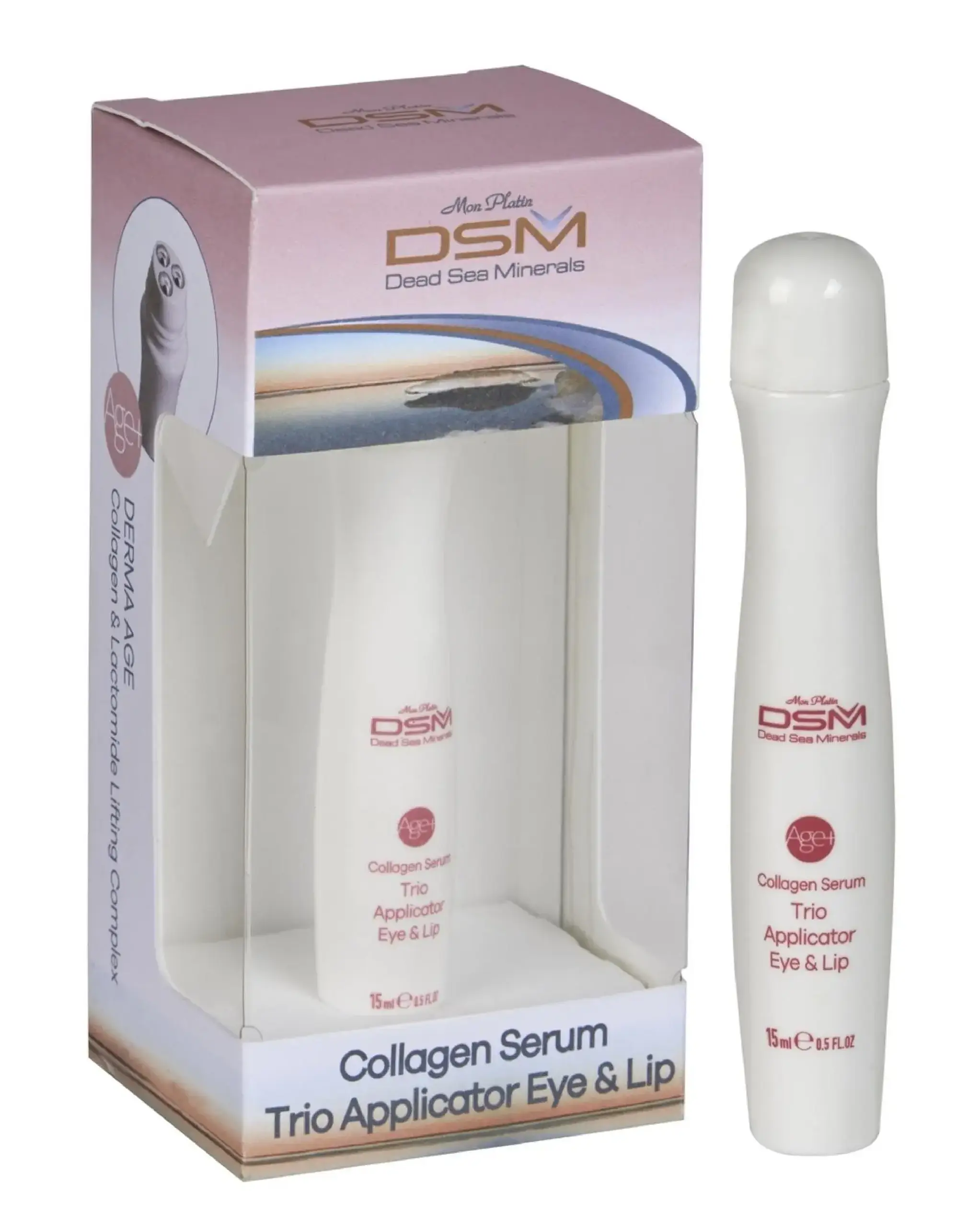 Aplicator seric cu colagen pentru pielea din jurul ochilor 15 ml