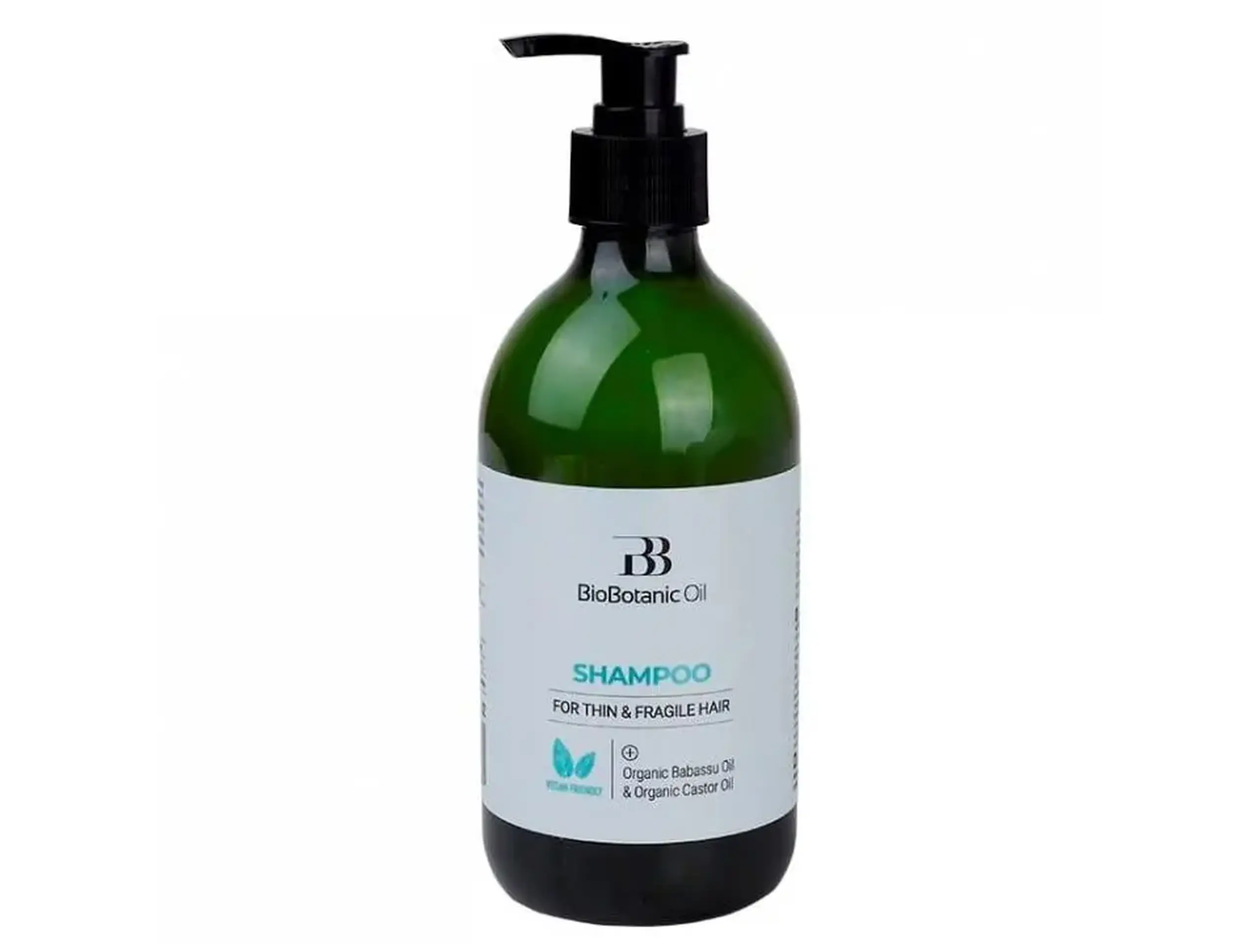 Șampon pentru păr subțire și fragil cu ulei de Babassu Organic și ulei de Ricin 500ml