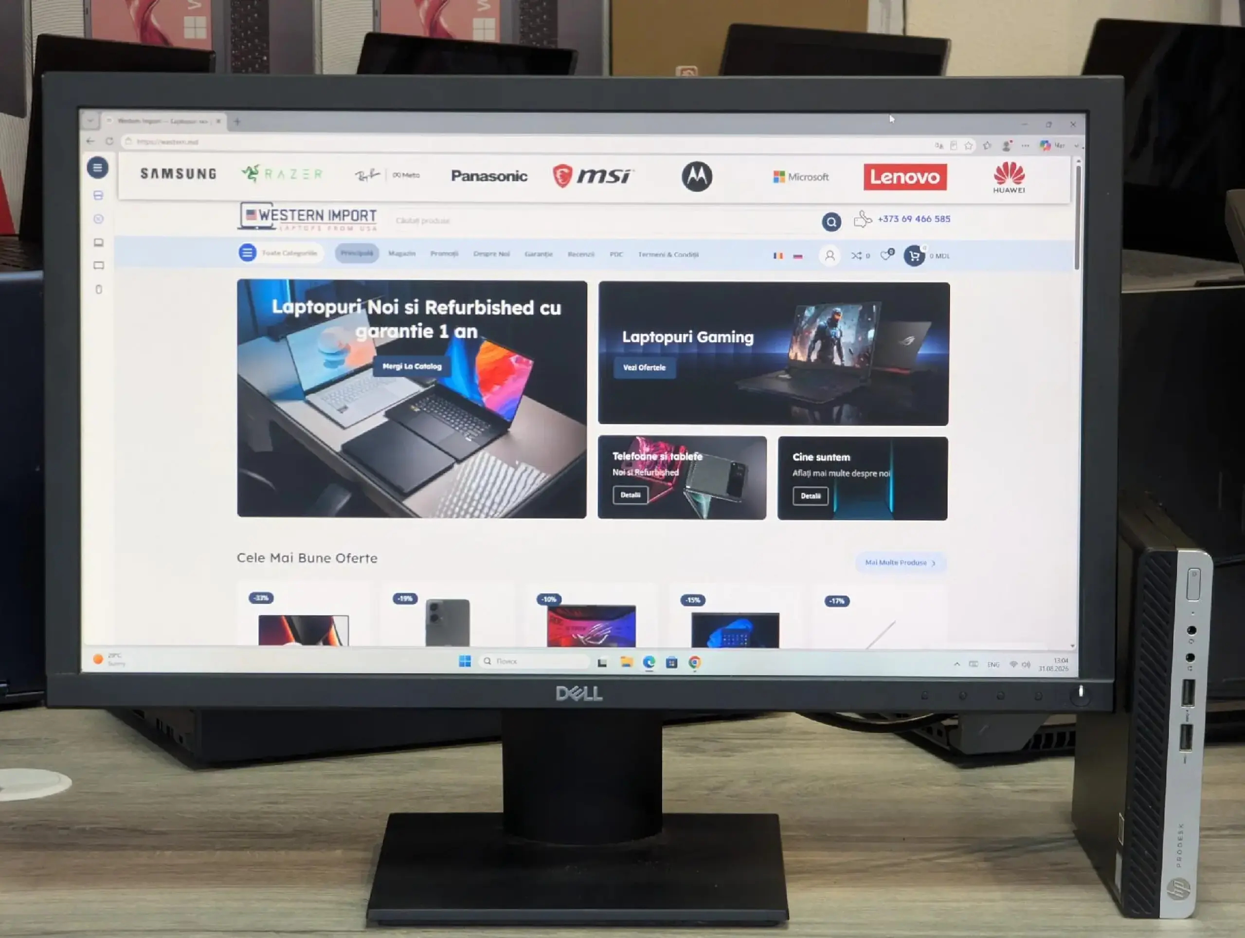 Monitor Dell E2220H 21.5" Full HD | DisplayPort / VGA