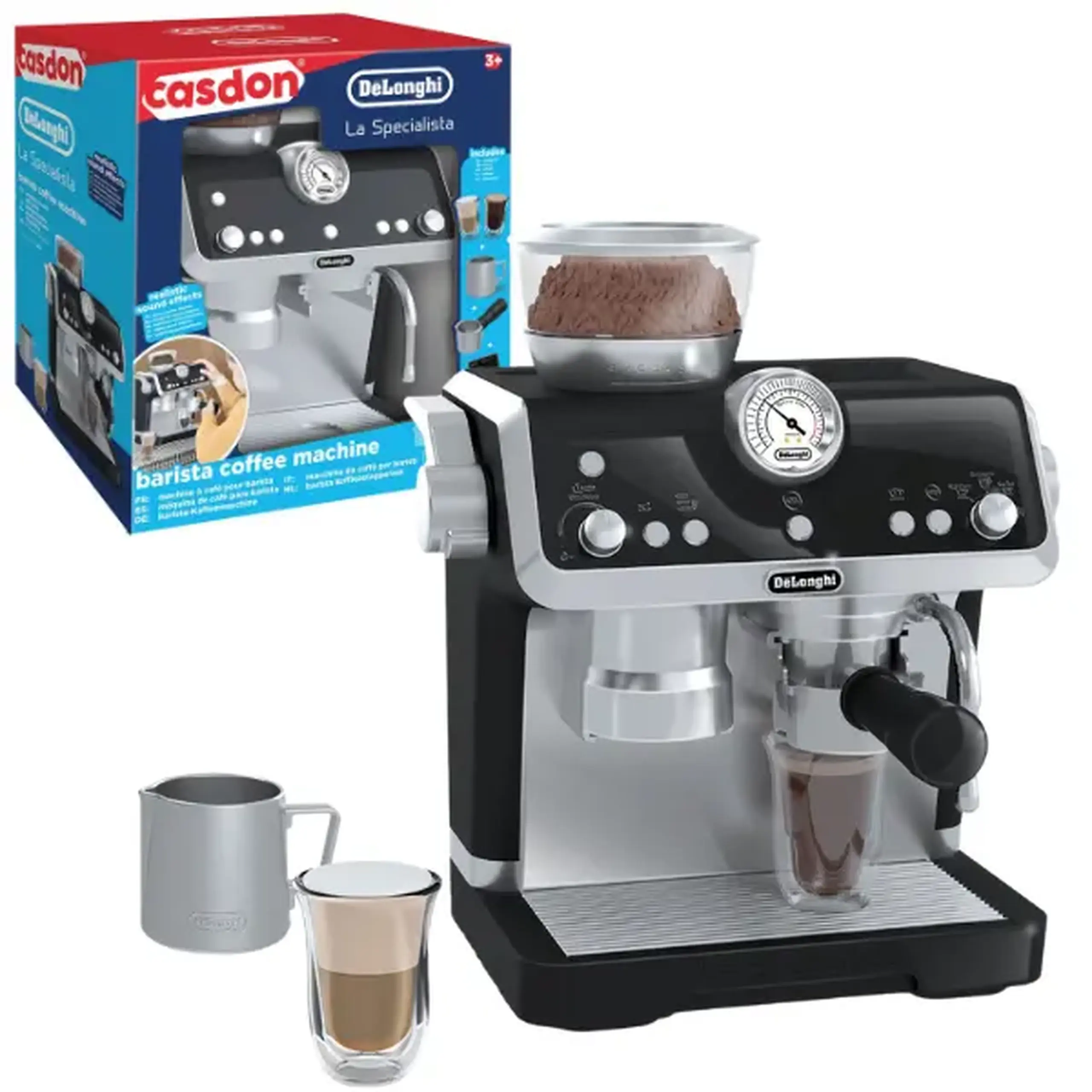 Espressor pentru copii De'Longhi La Specialista cu efecte luminoase și sonore