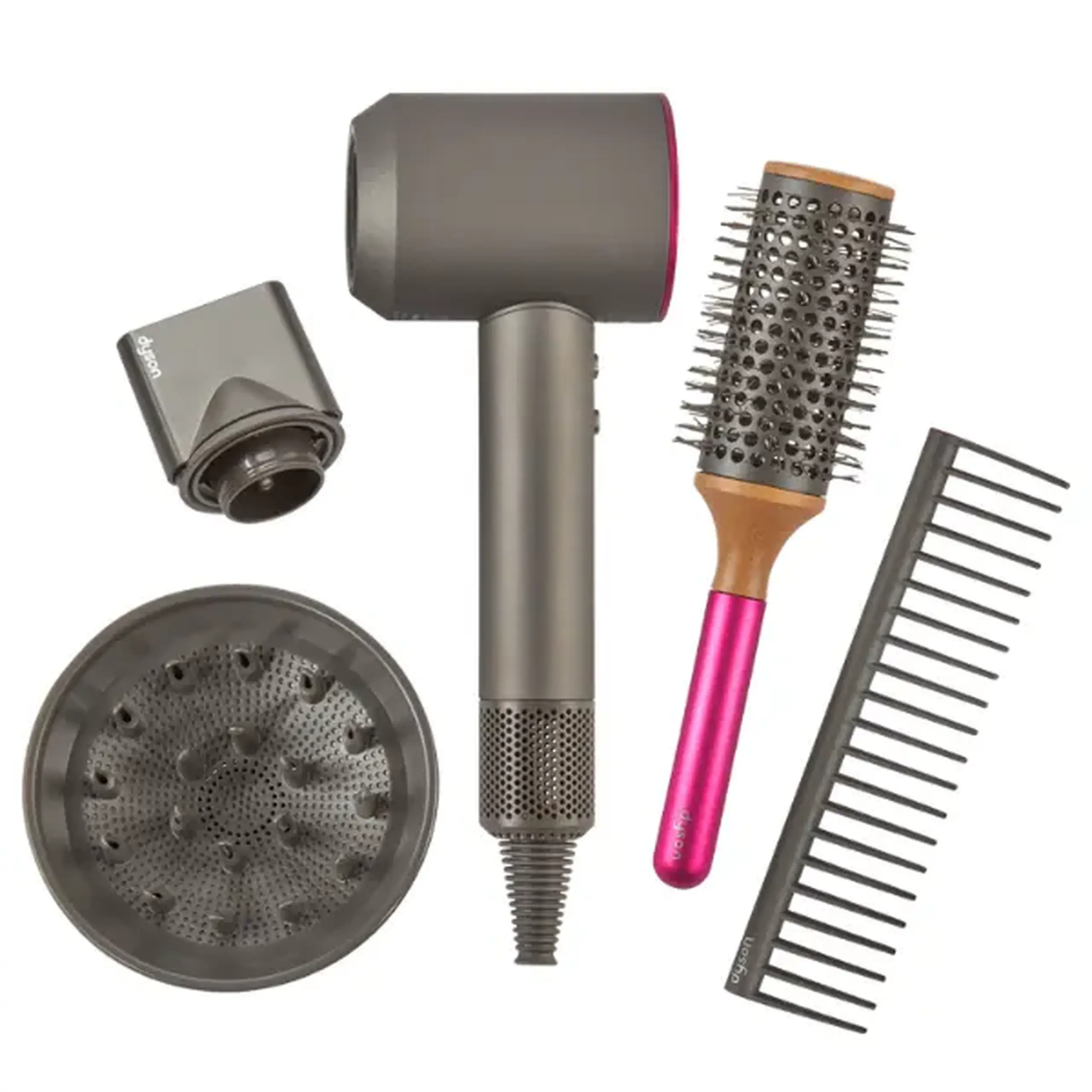 Set de joacă pentru coafarea părului Dyson Supersonic și Corrale cu uscător și placă de îndreptat