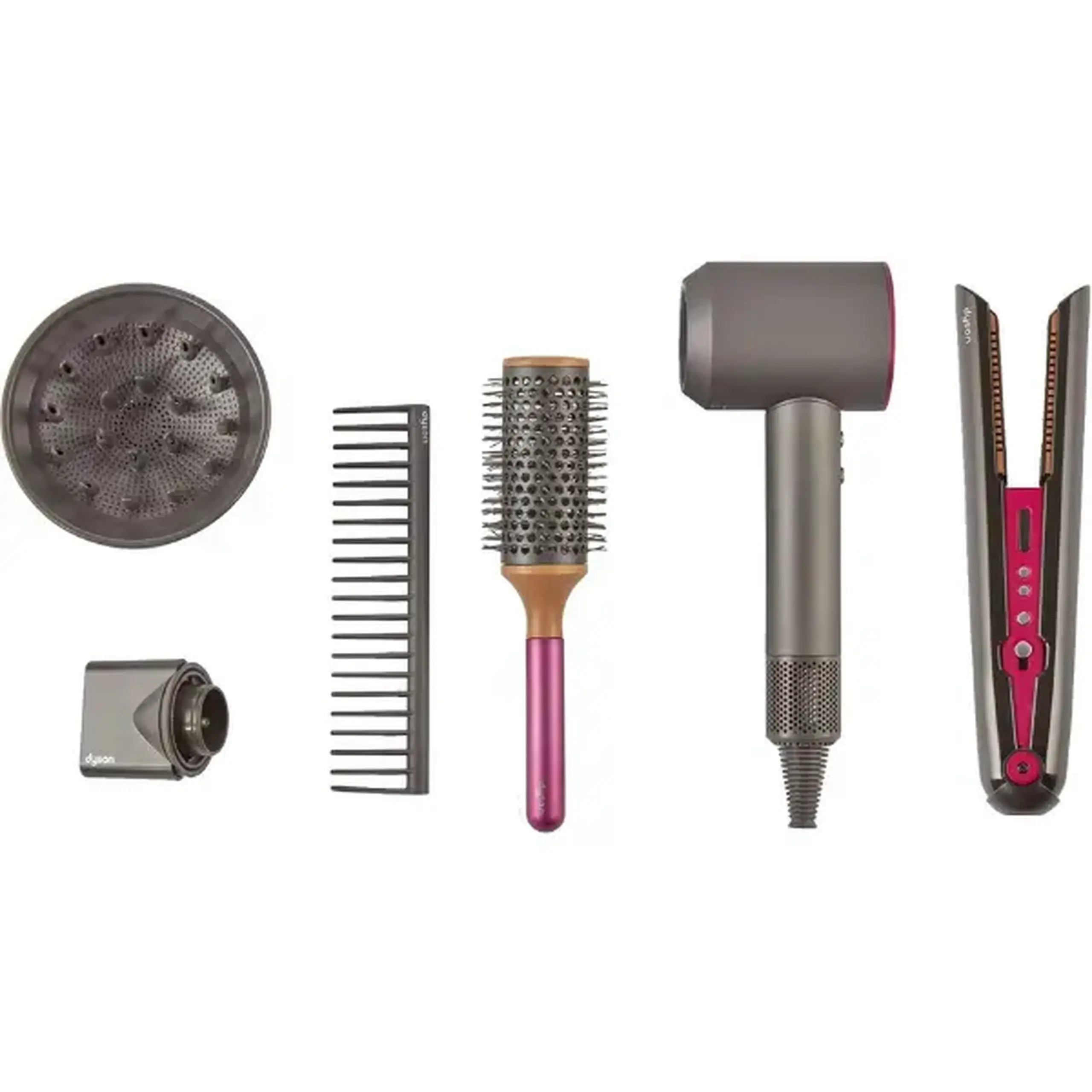 Set de joacă pentru coafarea părului Dyson Supersonic și Corrale cu uscător și placă de îndreptat