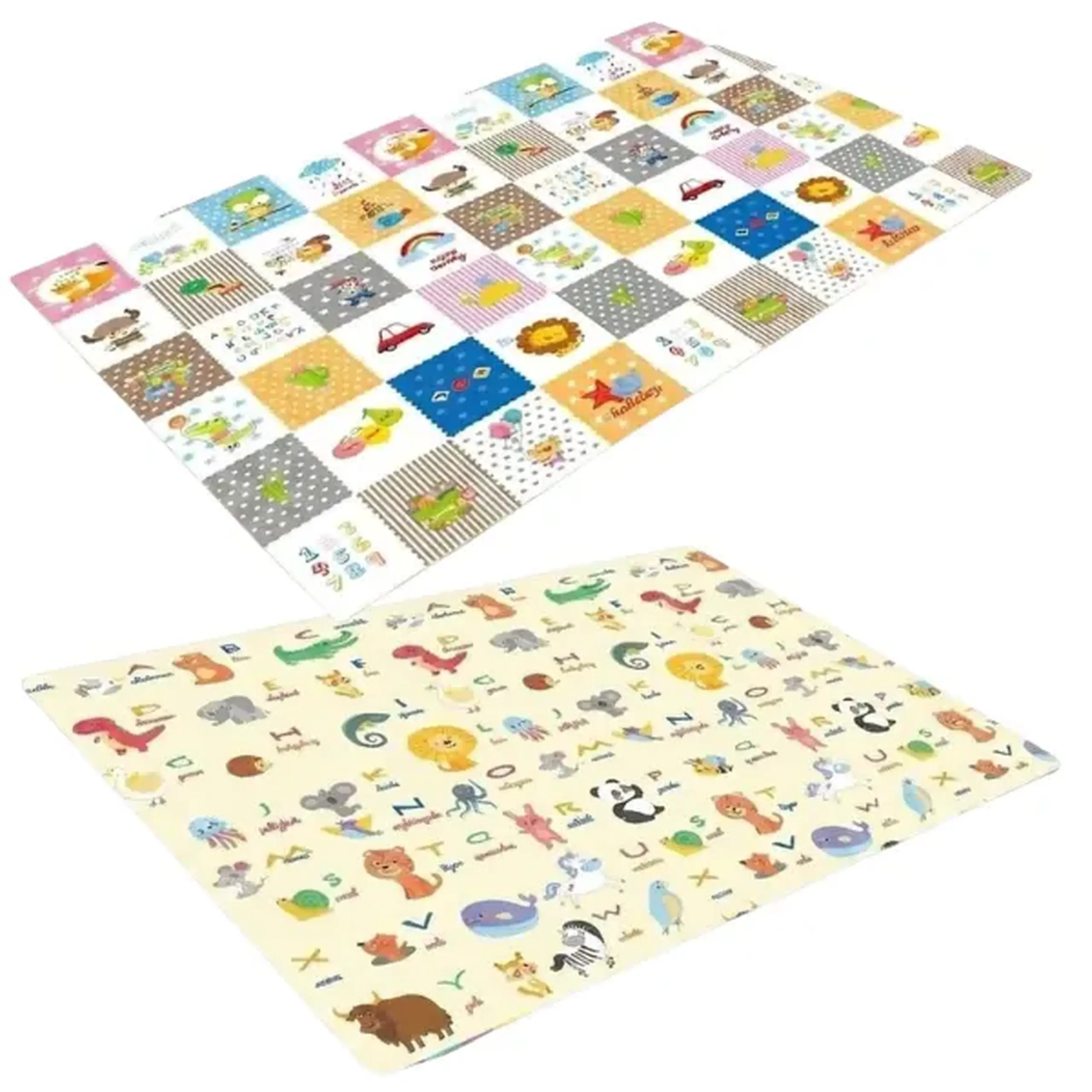 Covoras educativ cu 2 fete, impermeabil, educativ, 180 x 120 x 1 cm