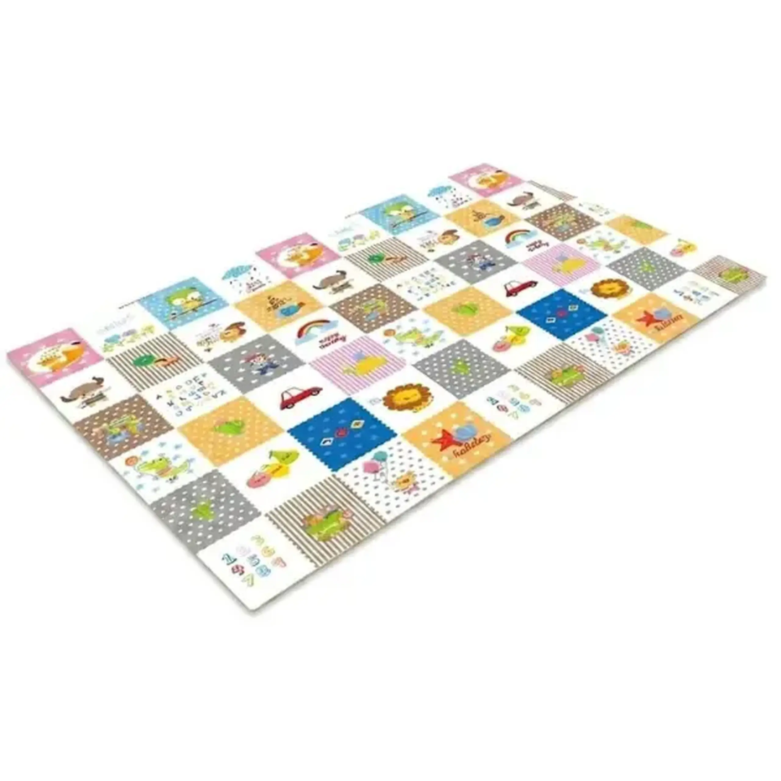 Covoras educativ cu 2 fete, impermeabil, educativ, 180 x 120 x 1 cm