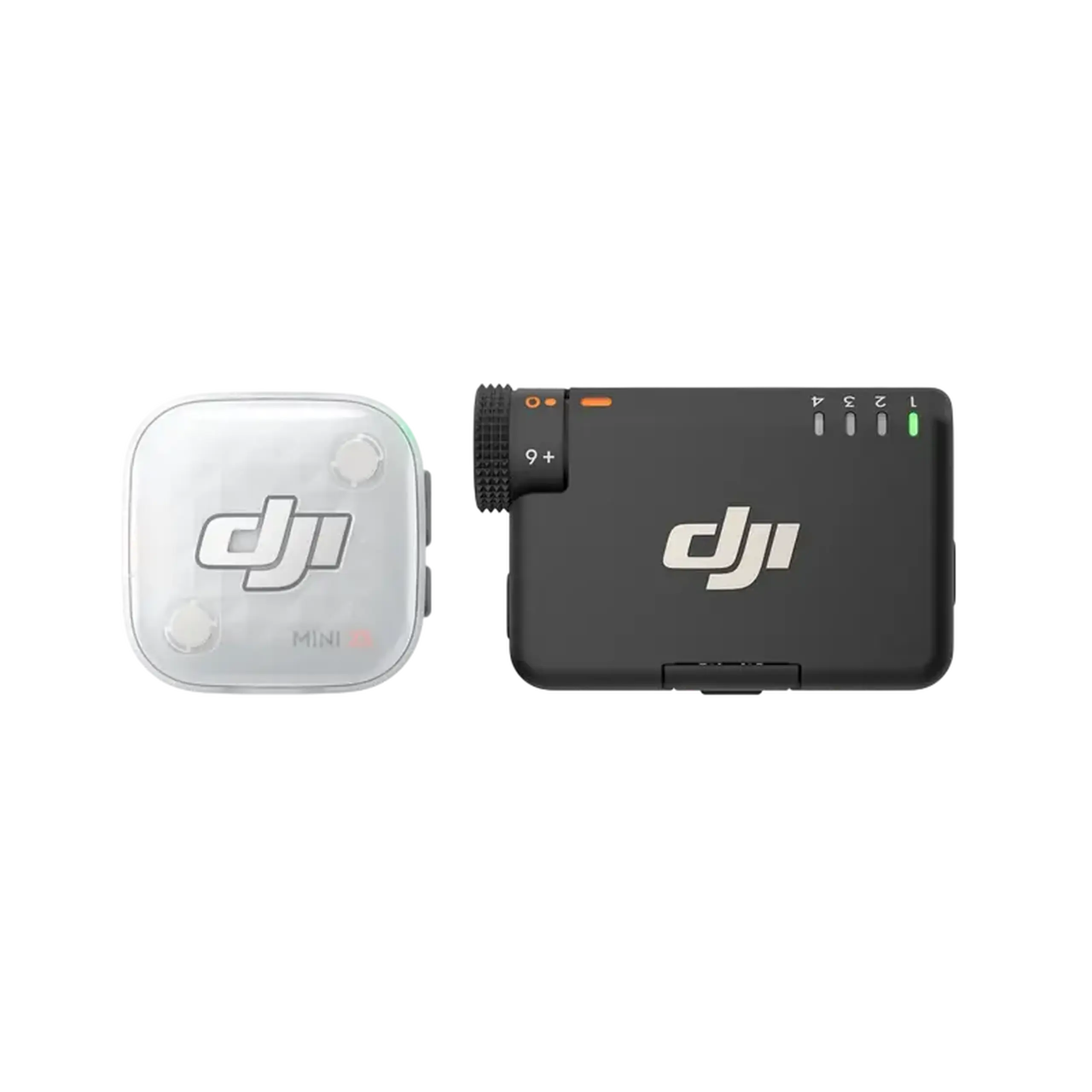 Microfon portabil pentru înregistrare vocală DJI Mic Mini 2S (1 TX + 1 RX), Fără fir, Negru