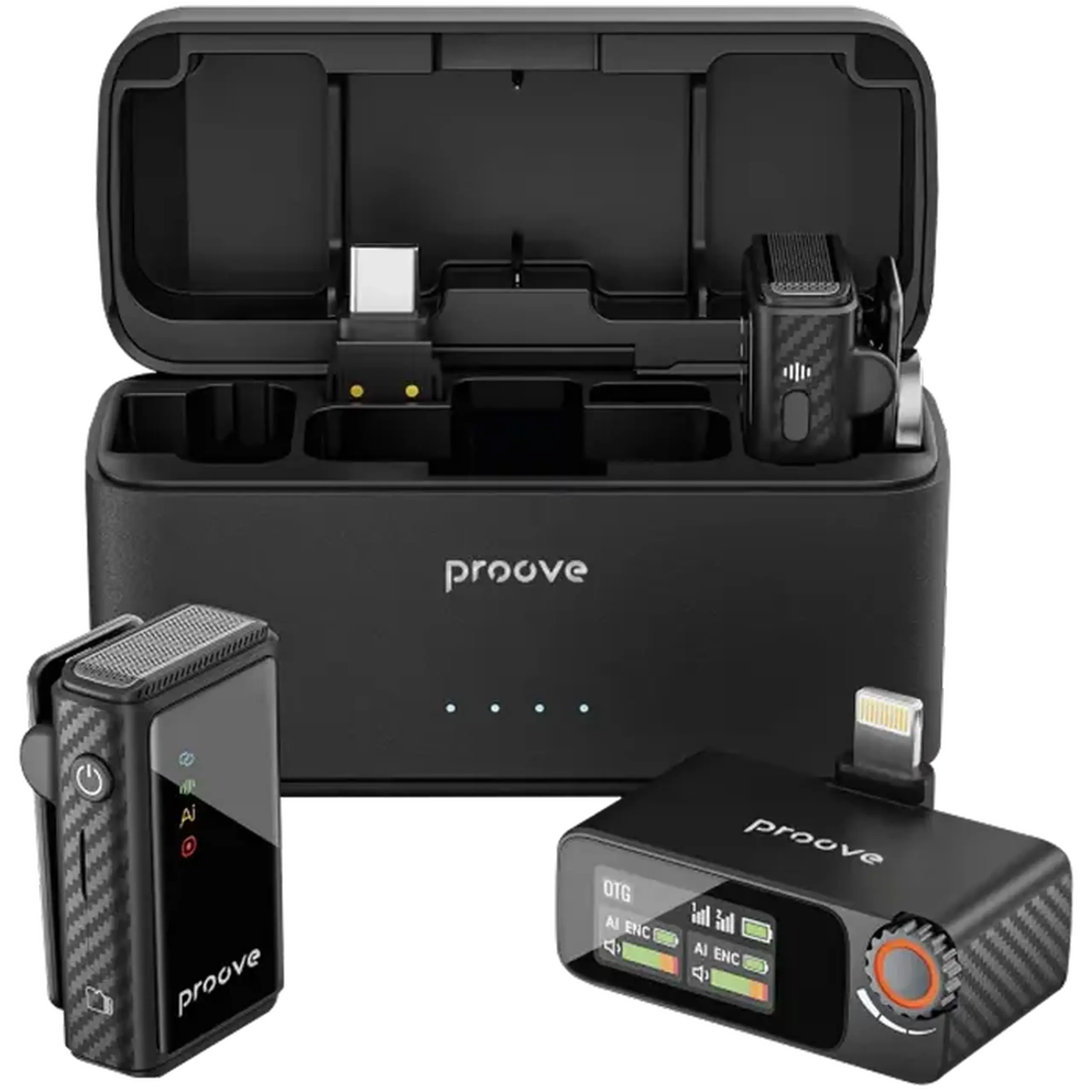 Microfon vocal Proove Forum Pro, Fără fir, Negru