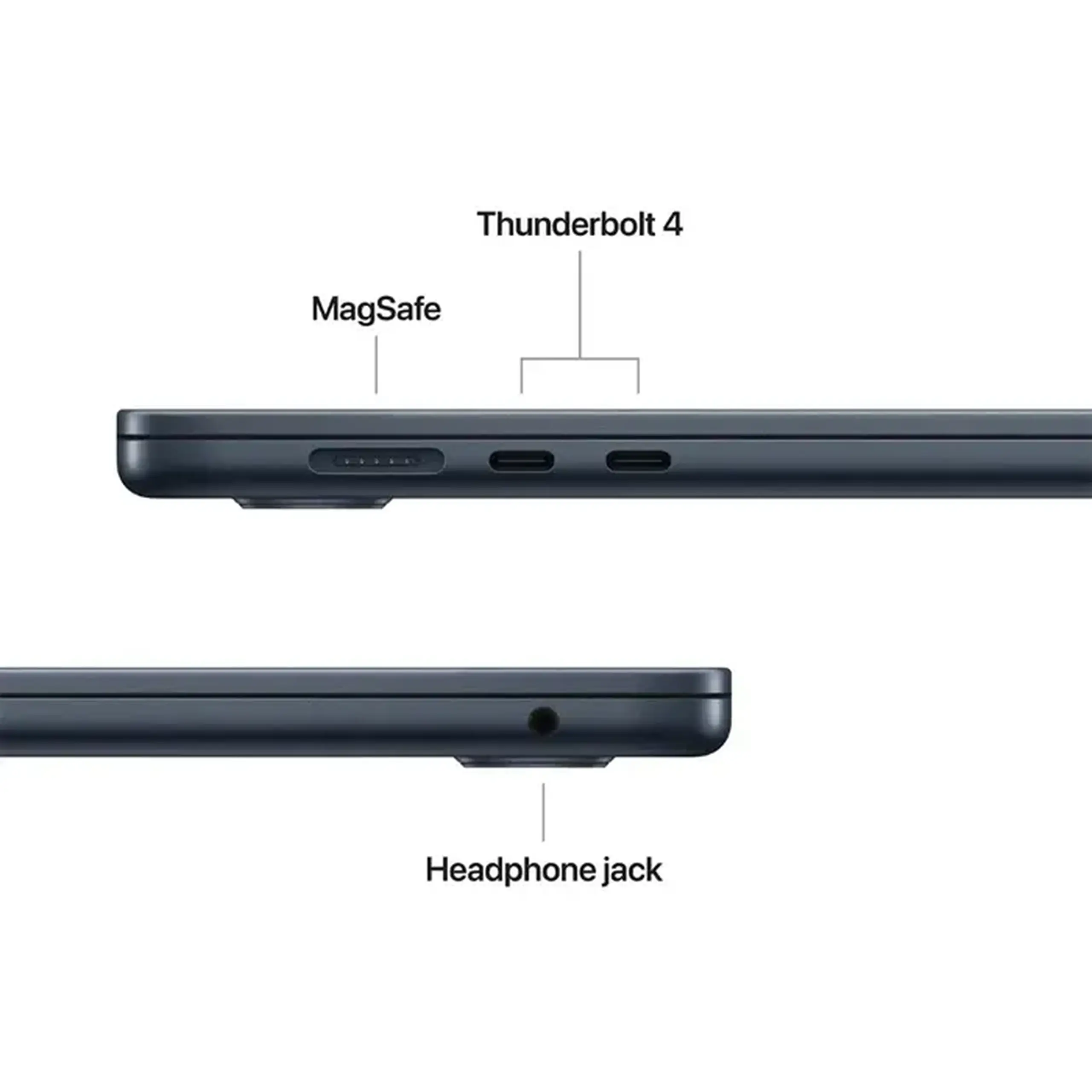 Laptop 15,3" Apple Z1LX000ZX, Midnight, M5 with 10-core CPU and 10-core GPU, 16GB/1000GB, macOS Tahoe