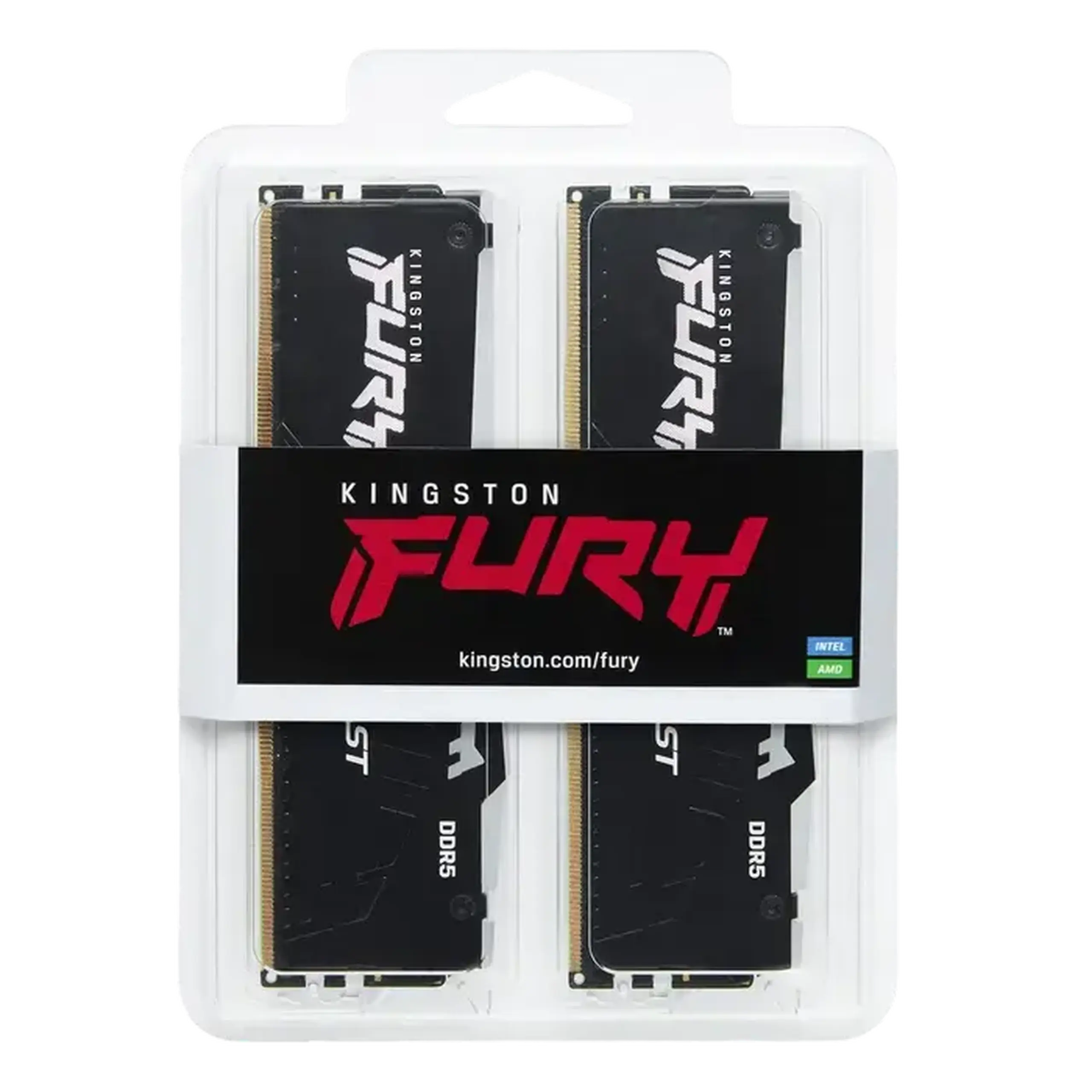 Memorie RAM Kingston FURY Beast RGB, DDR5 SDRAM, 5600 MHz, 64GB, KF556C36BBE2AK2-64