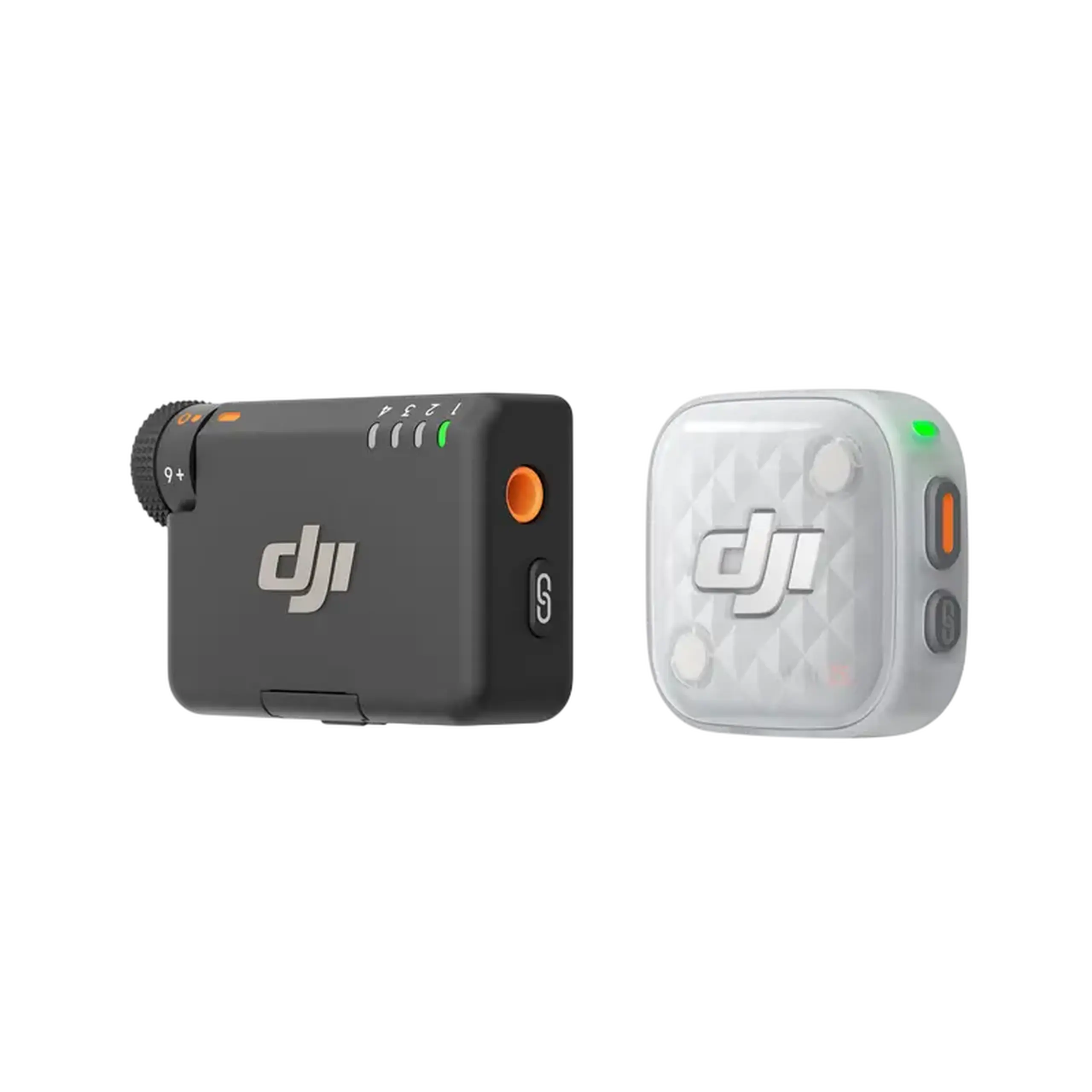 Microfon portabil pentru înregistrare vocală DJI Mic Mini 2S (2TX + 1RX + Charging Case), Fără fir, Negru