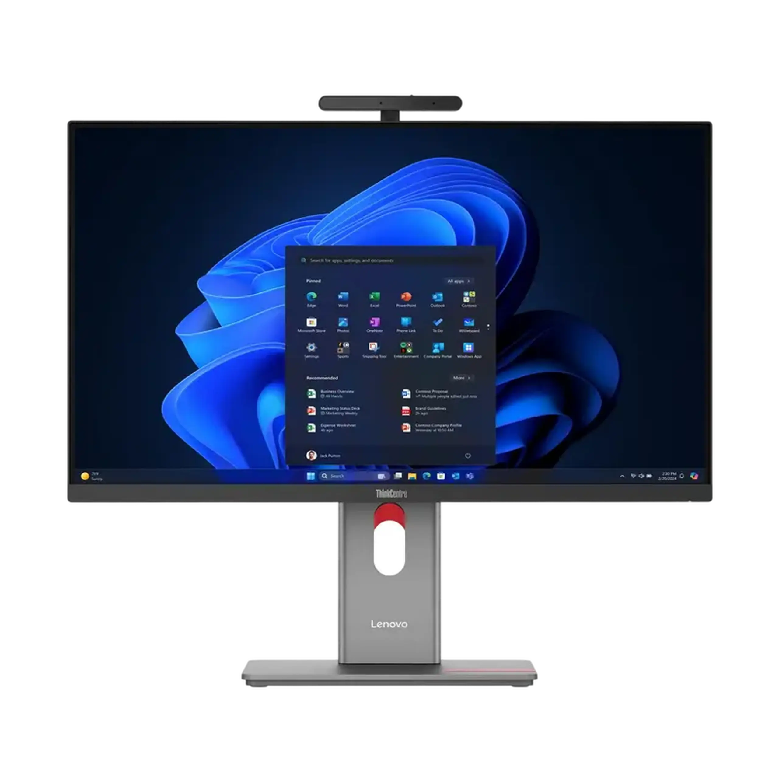 Computer All-in-One Lenovo ThinkCentre M90a Pro Gen6, 27", Intel Core 7 265, 32GB/1024GB, Windows 11 Pro, Negru