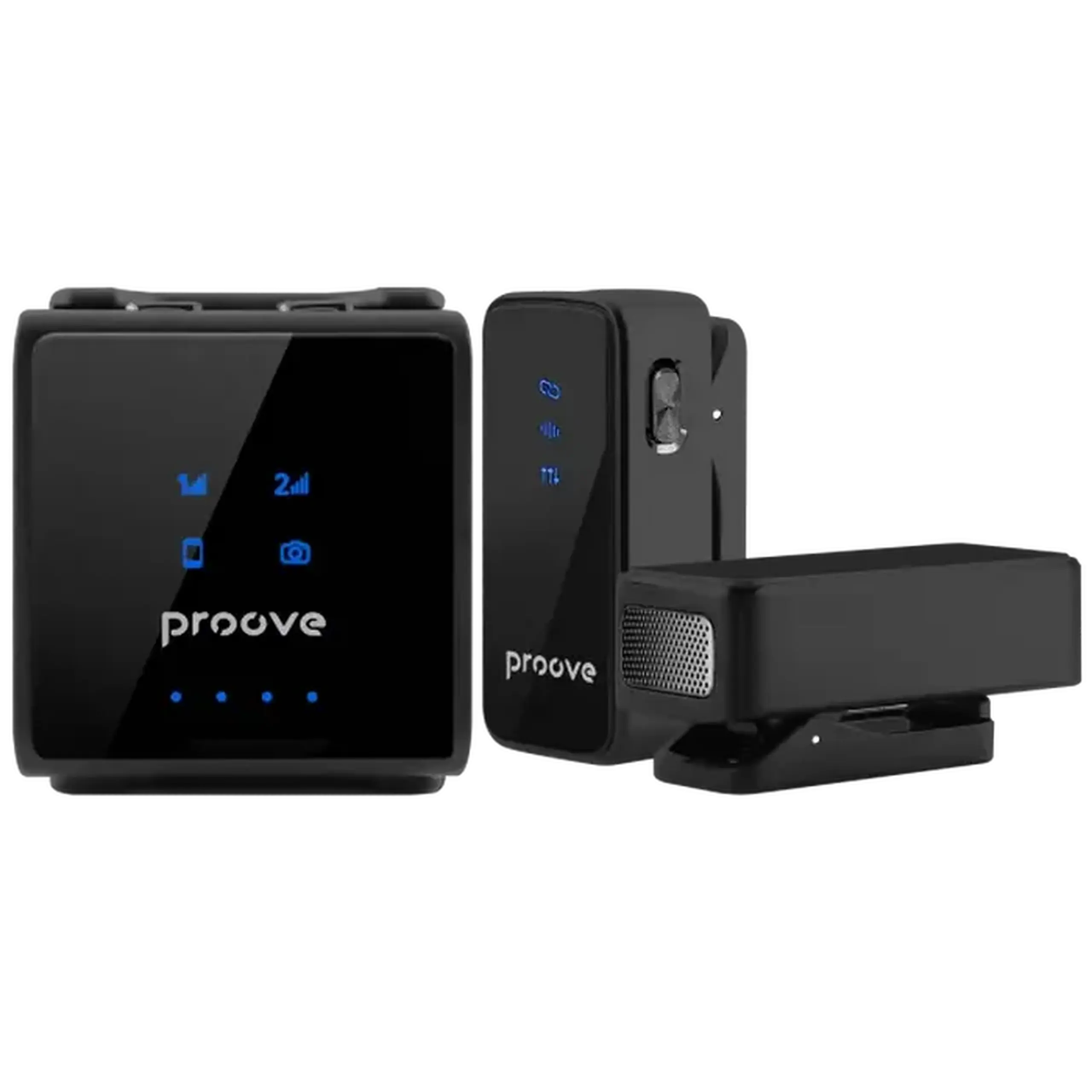 Microfon portabil pentru înregistrare vocală Proove ToneLine, Fără fir, Negru