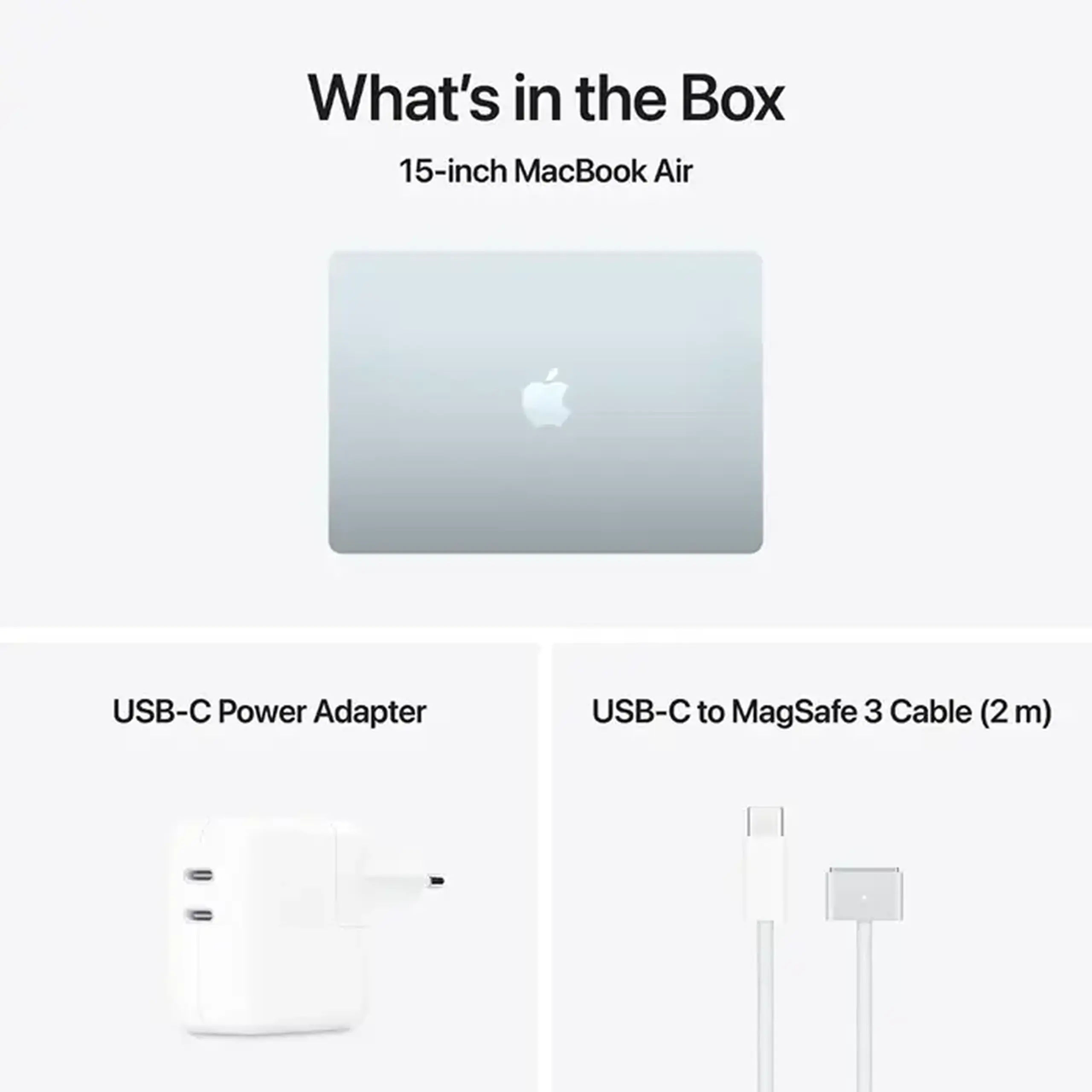 Laptop 15,3" Apple Z1LZ001L7, Sky Blue, M5 with 10-core CPU and 10-core GPU, 16GB/512GB, macOS Tahoe