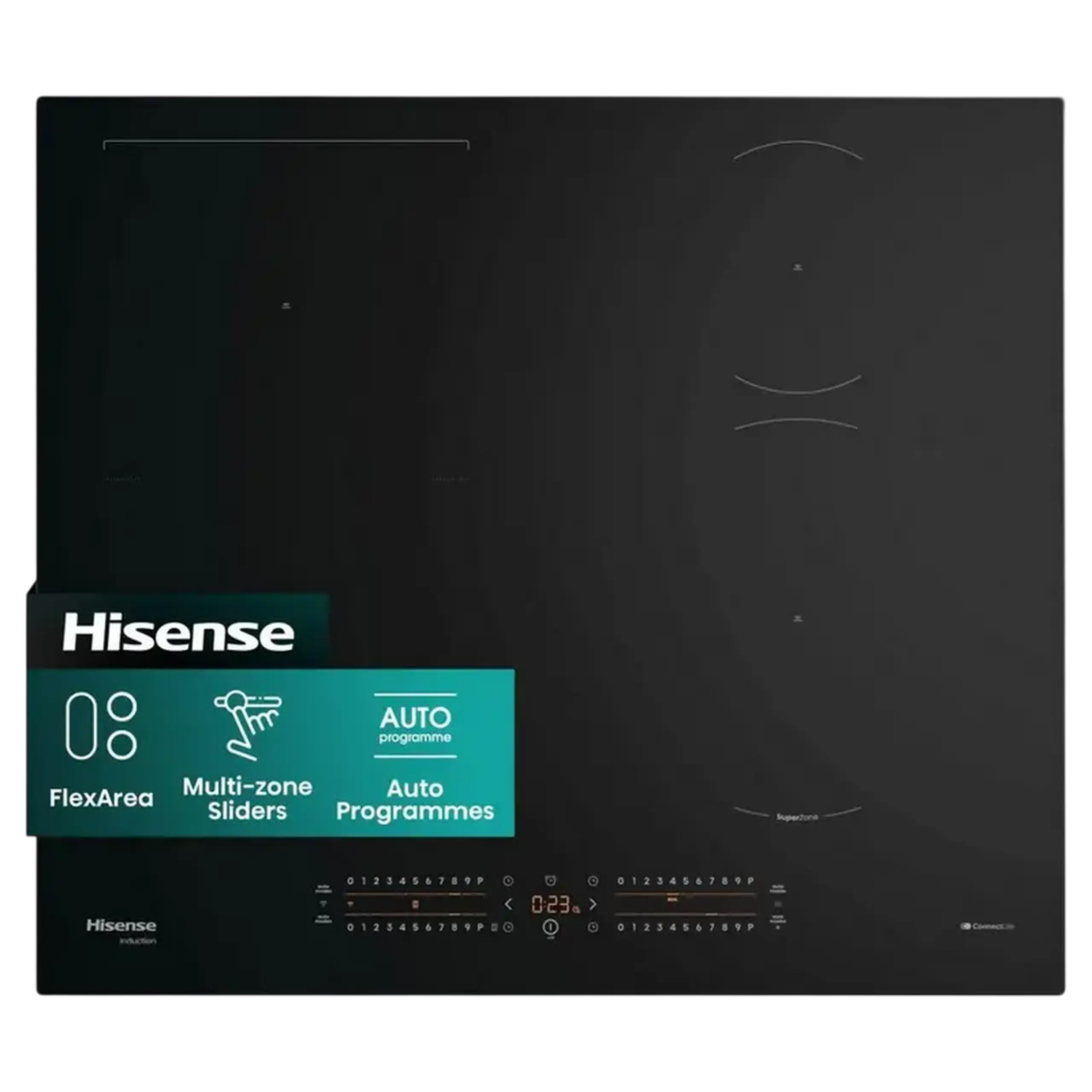 Plită cu inducție Hisense HI6432BSCWF, Negru