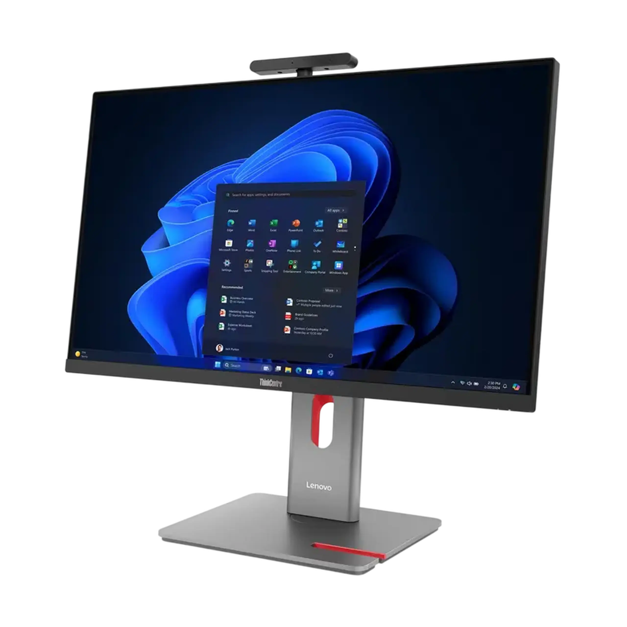 Computer All-in-One Lenovo ThinkCentre M90a Pro Gen6, 27", Intel Core 7 265, 32GB/1024GB, Windows 11 Pro, Negru