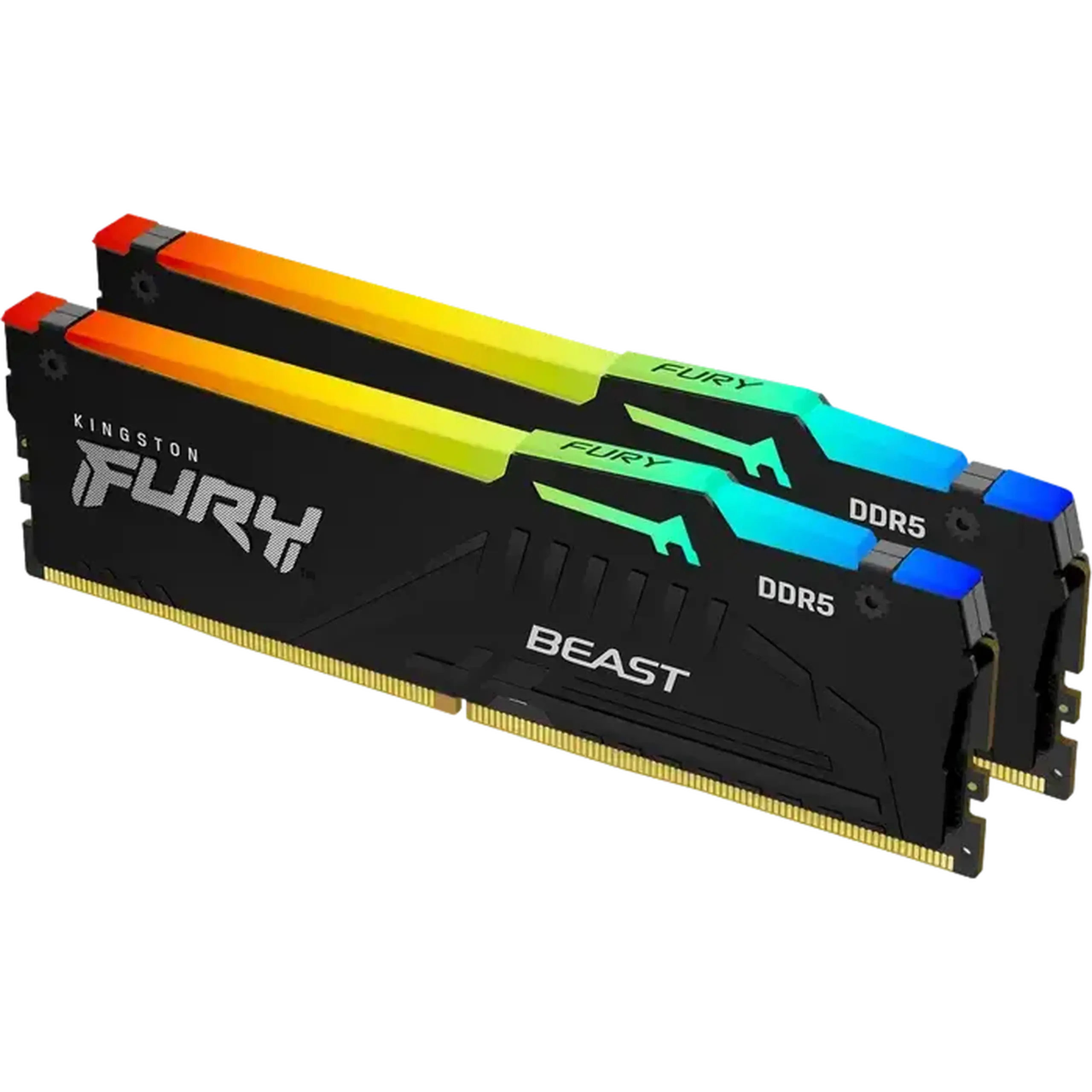 Memorie RAM Kingston FURY Beast RGB, DDR5 SDRAM, 6000 MHz, 32GB, KF560C36BBE2A-32