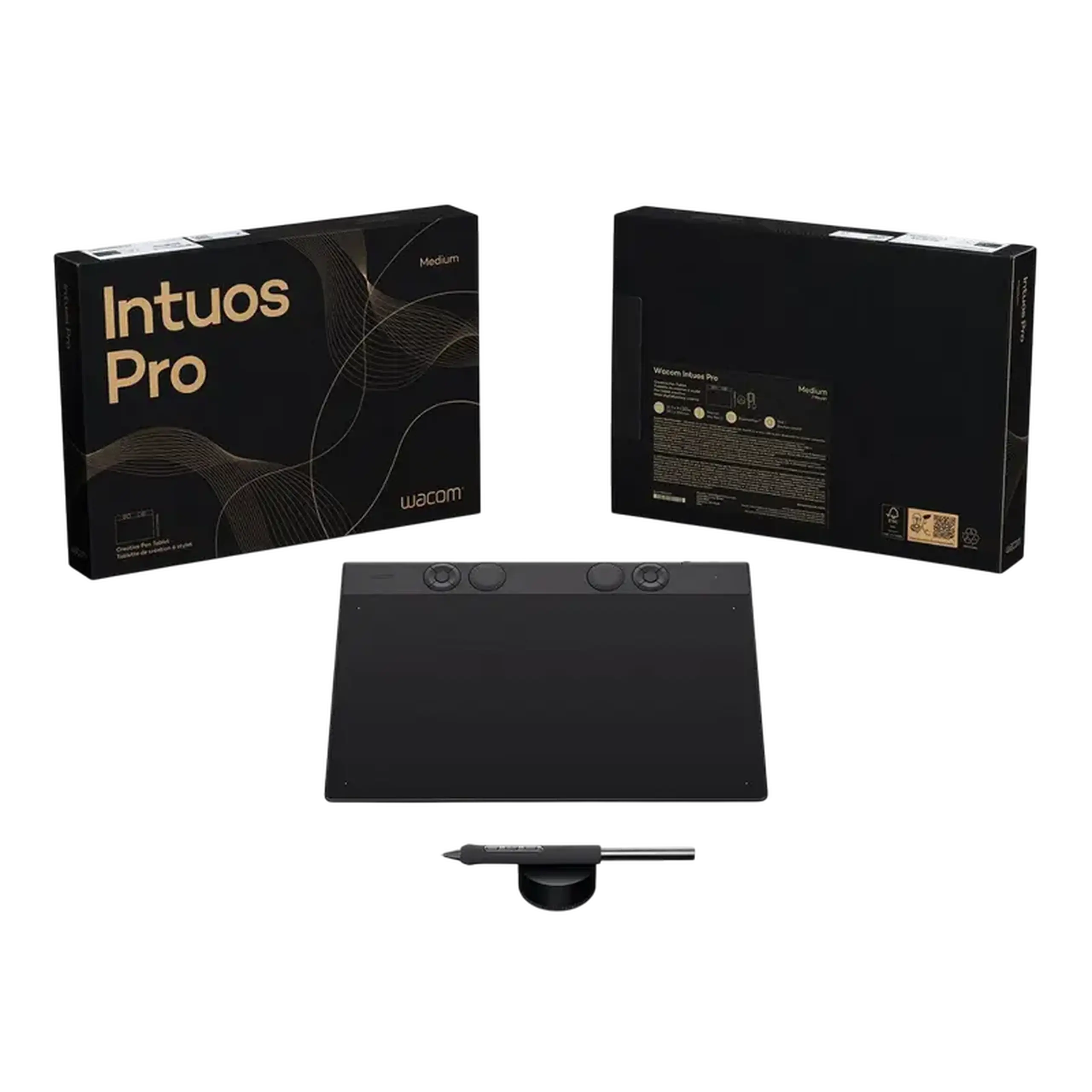 Tabletă Grafică Wacom Intuos Pro Medium, Negru
