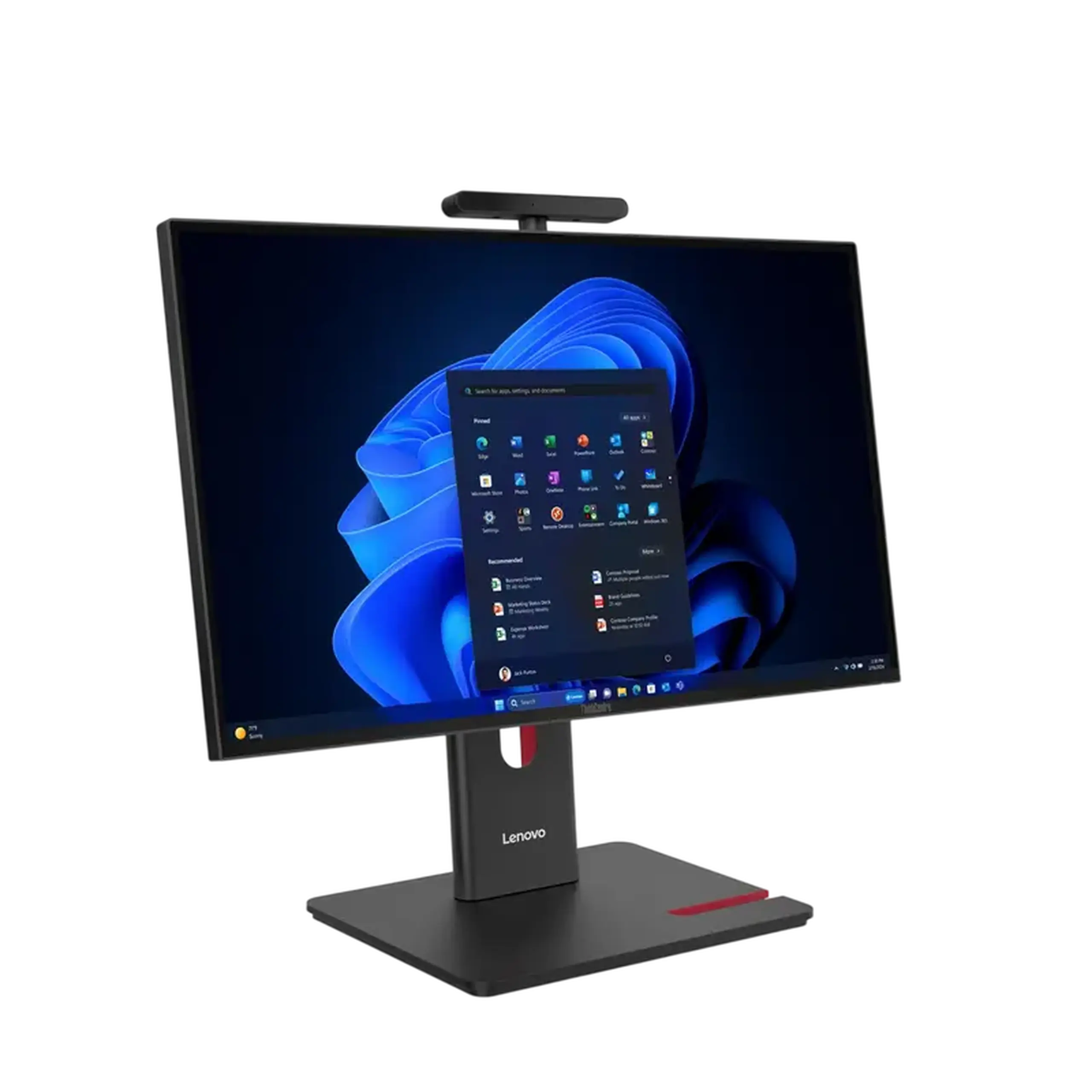 Computer All-in-One Lenovo ThinkCentre M90a Gen6, 23,8", Intel Core 7 265, 16GB/1024GB, Windows 11 Pro, Negru