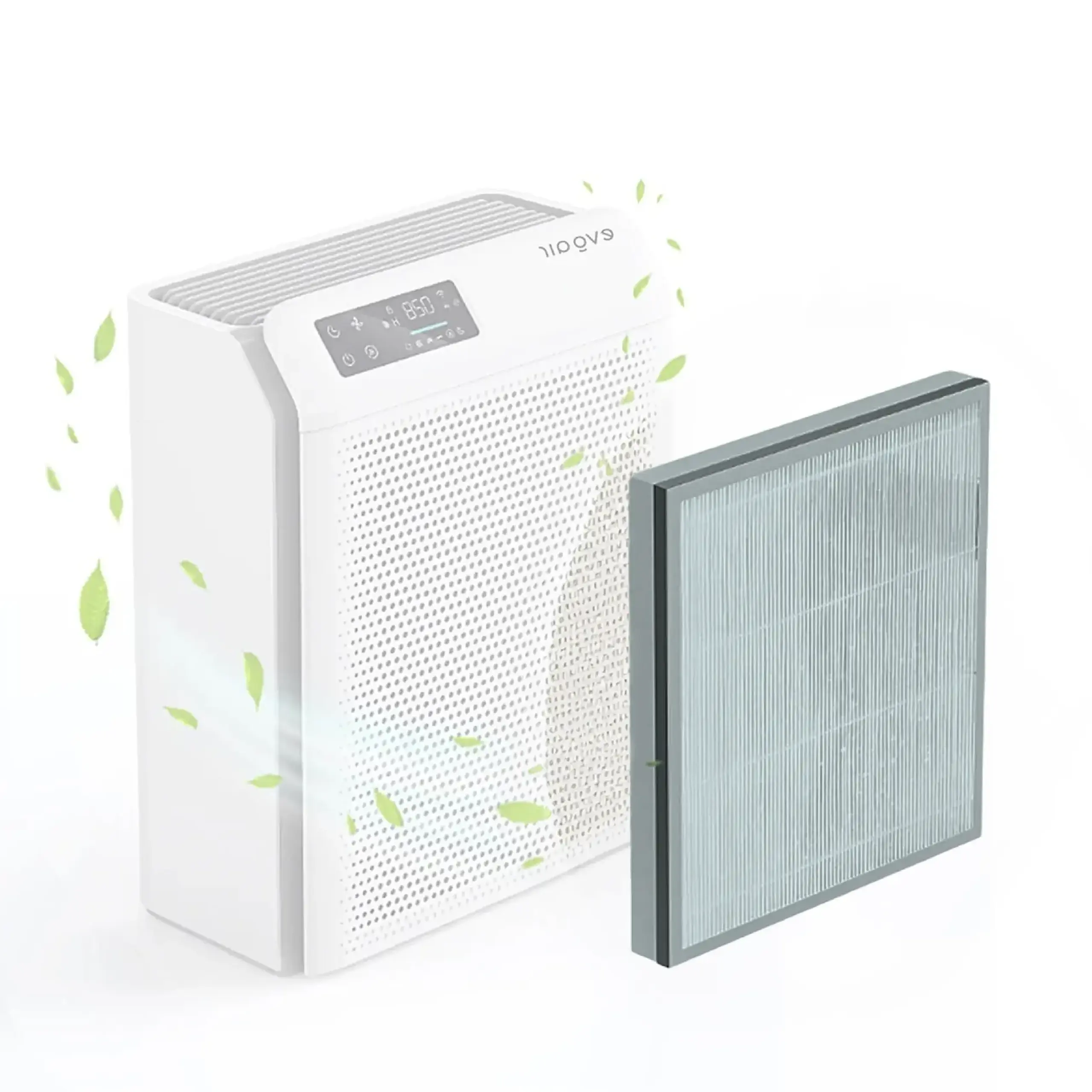 Filtru Purificator de aer Evoair HOMI P300, 3in1, Filtru True HEPA, Filtru Carbon Activ