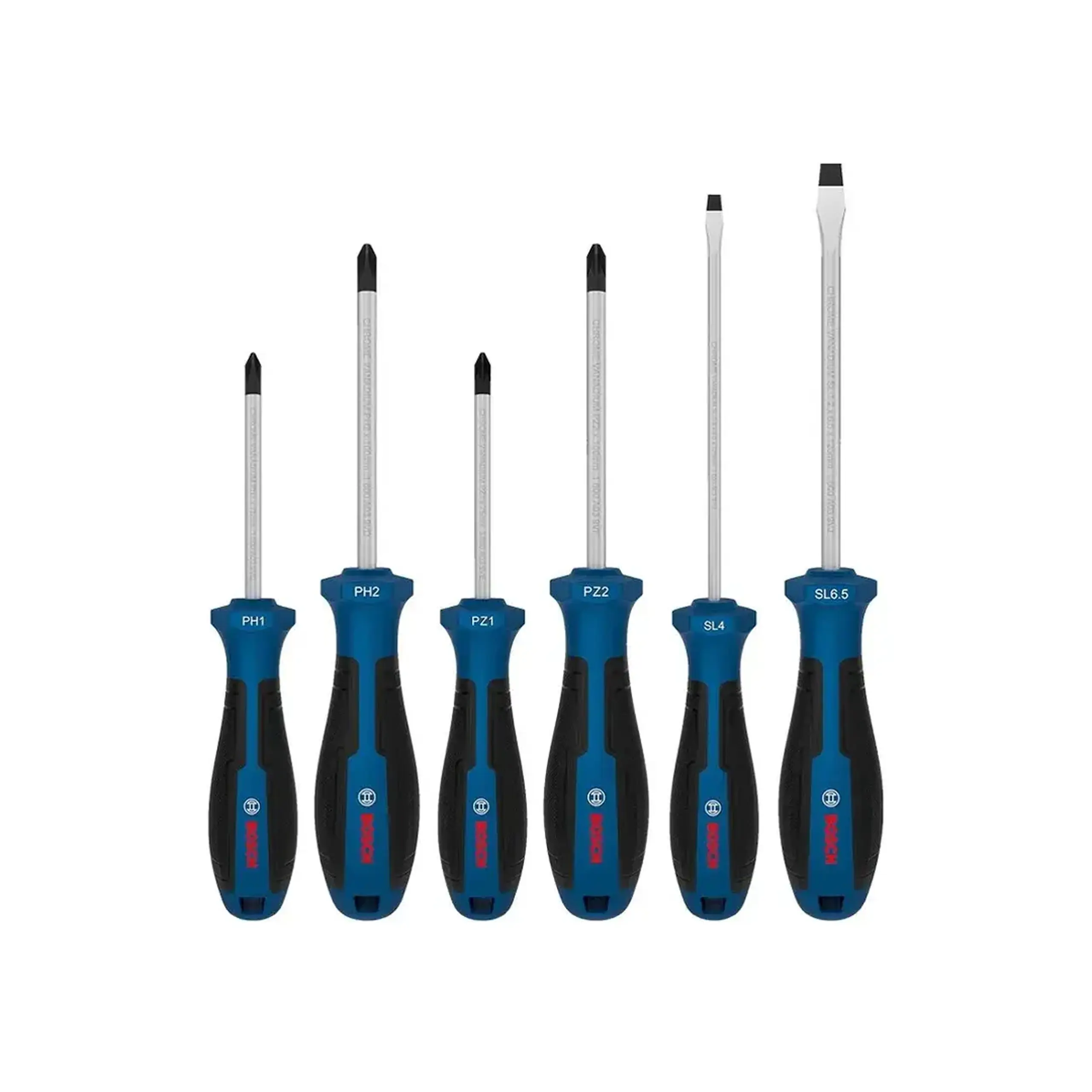 Set șurubelnițe SL, PH, PZ 75 - 125 mm 6 buc. Bosch