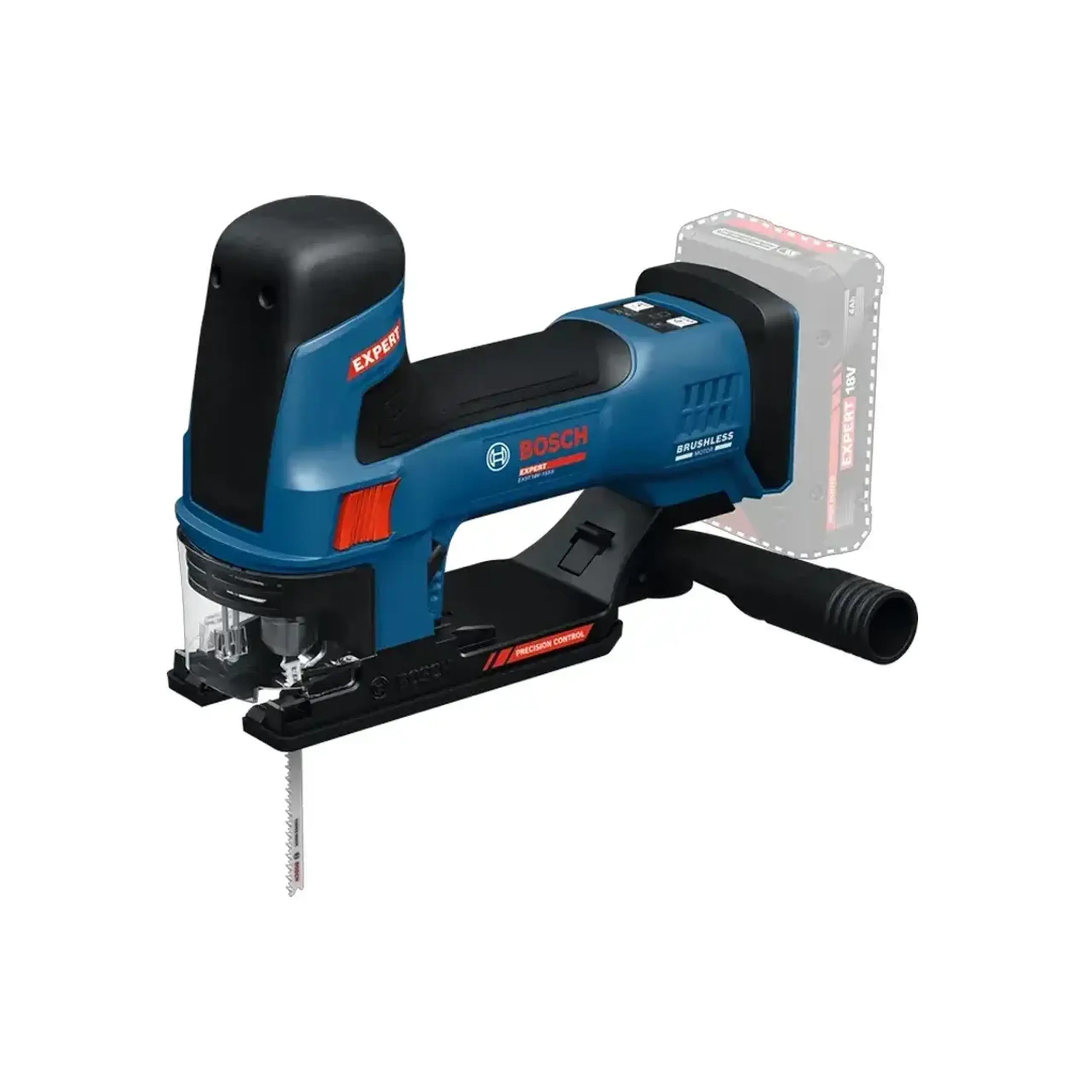 Fierăstrău vertical pe acumulator (fără acumulator) EXST18V-155S 18 V 800 - 3800 rot/min Bosch