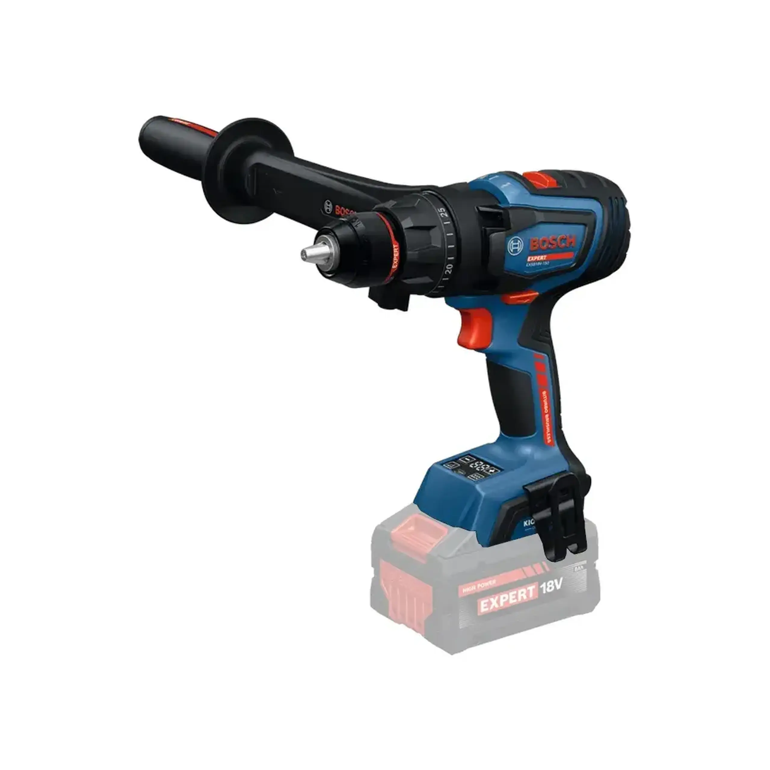 Mașină de găurit cu percuție pe acumulator EXSB18V-90 18 V 29500 percuții/min Bosch - Model EXSB18V-150