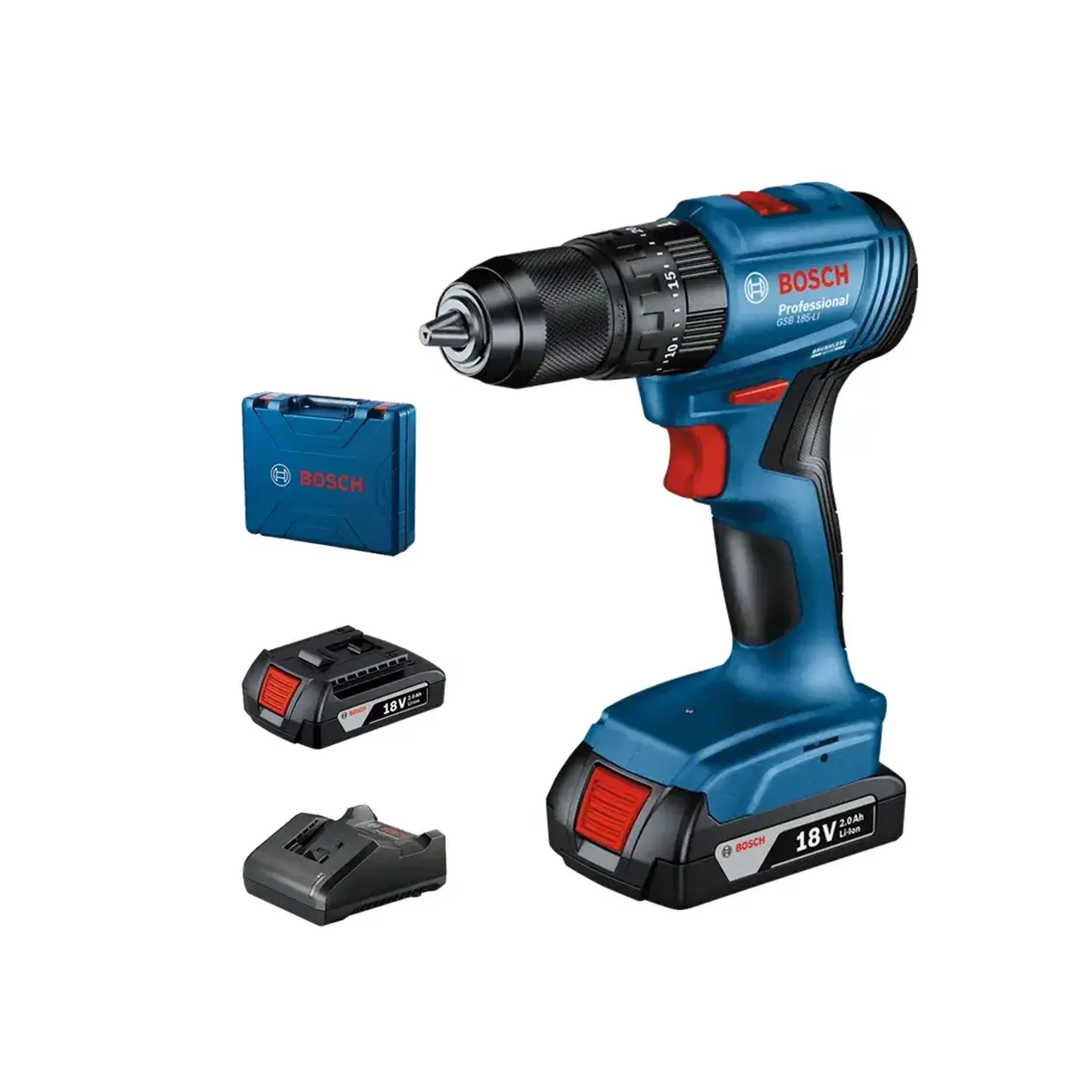 Mașină de găurit cu percuție pe acumulator GSB 185-LI 18 V 27000 percuții/min Bosch