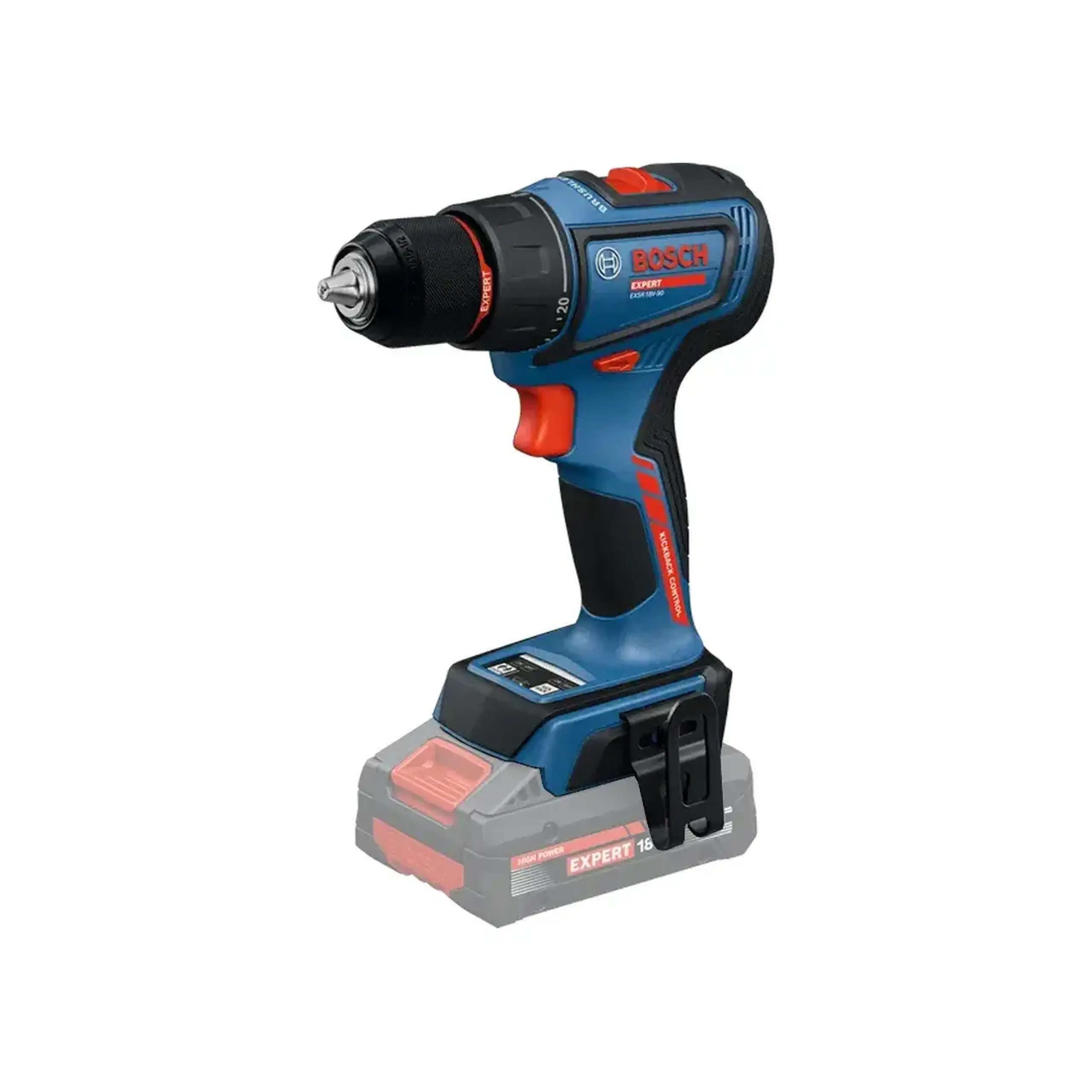 Mașină de găurit/înșurubat pe acumulator EXSR18V-90 65 Nm 18 V Bosch - Complectaţie Valiză
