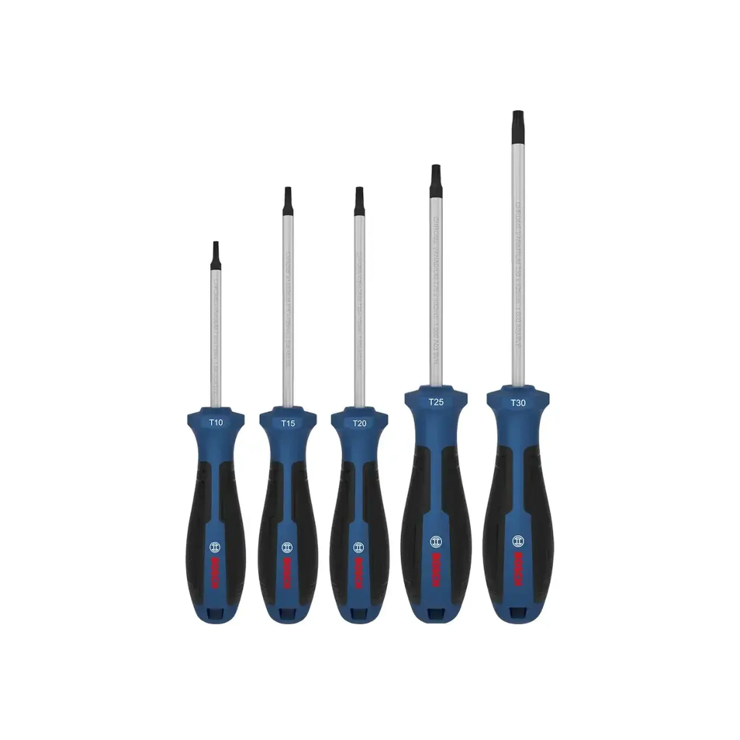 Set șurubelnițe TX 75 - 125 mm LINE Bosch