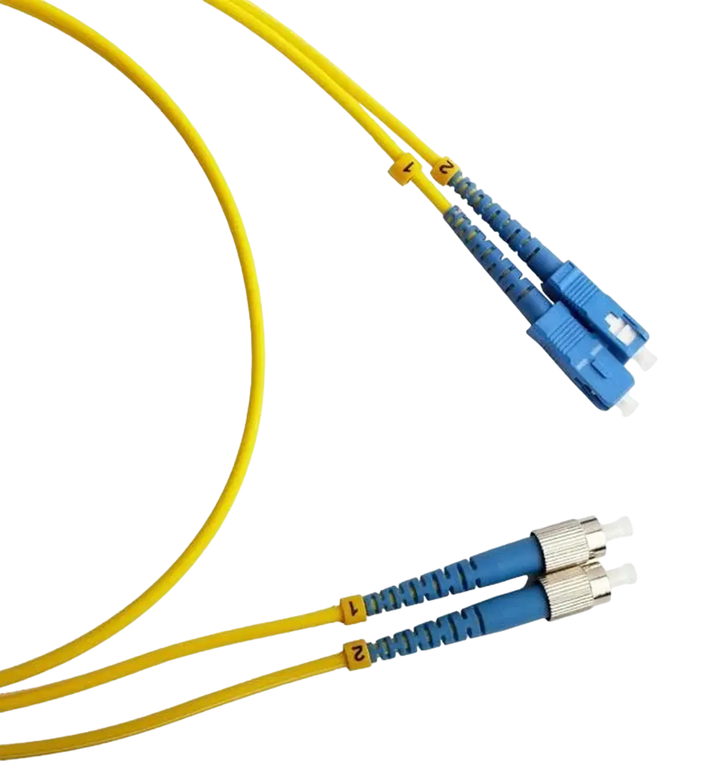 Patch cord - FC-SC 5M, 5m, Galben